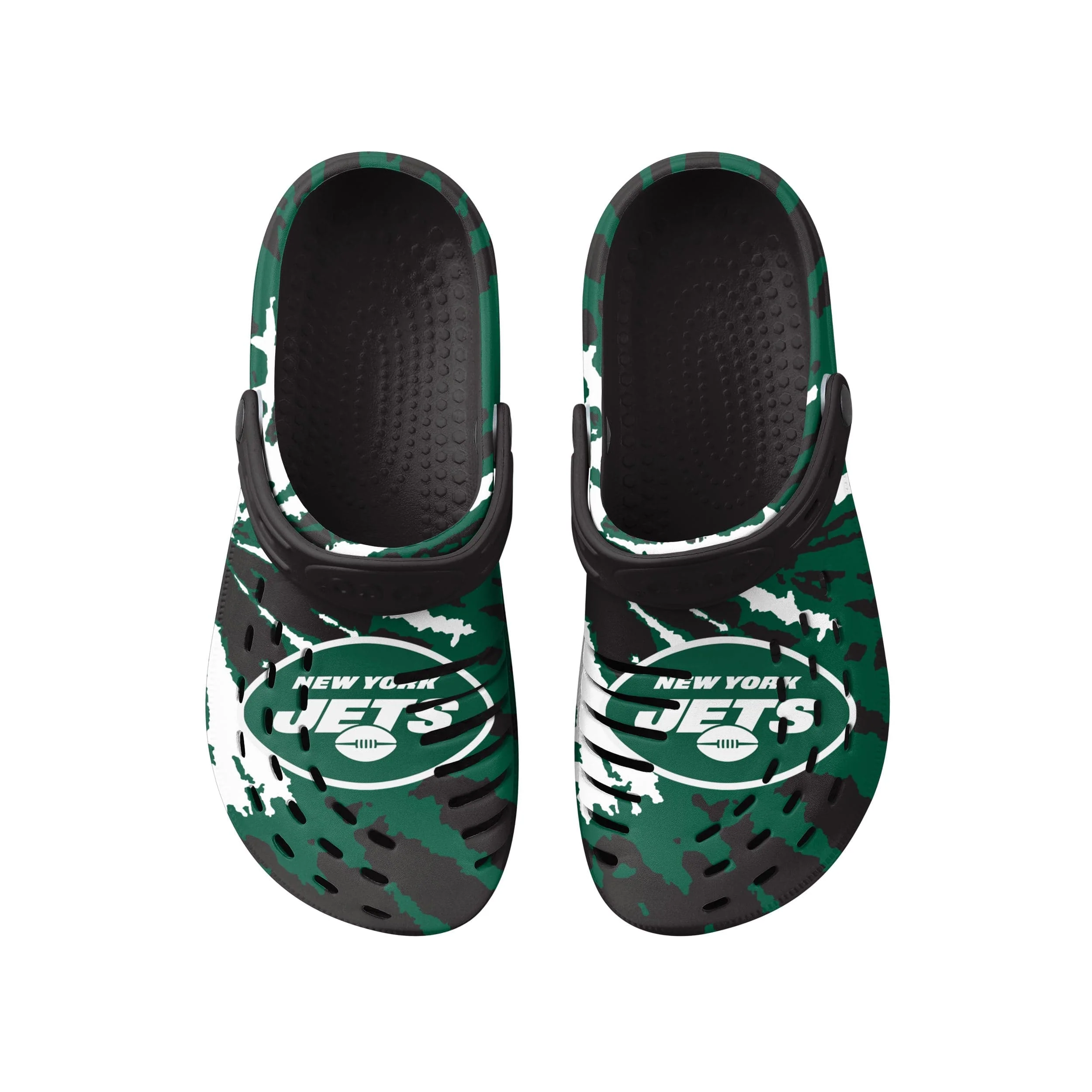New York Jets NFL Mens Tie-Dye Clog With Strap - Image 4