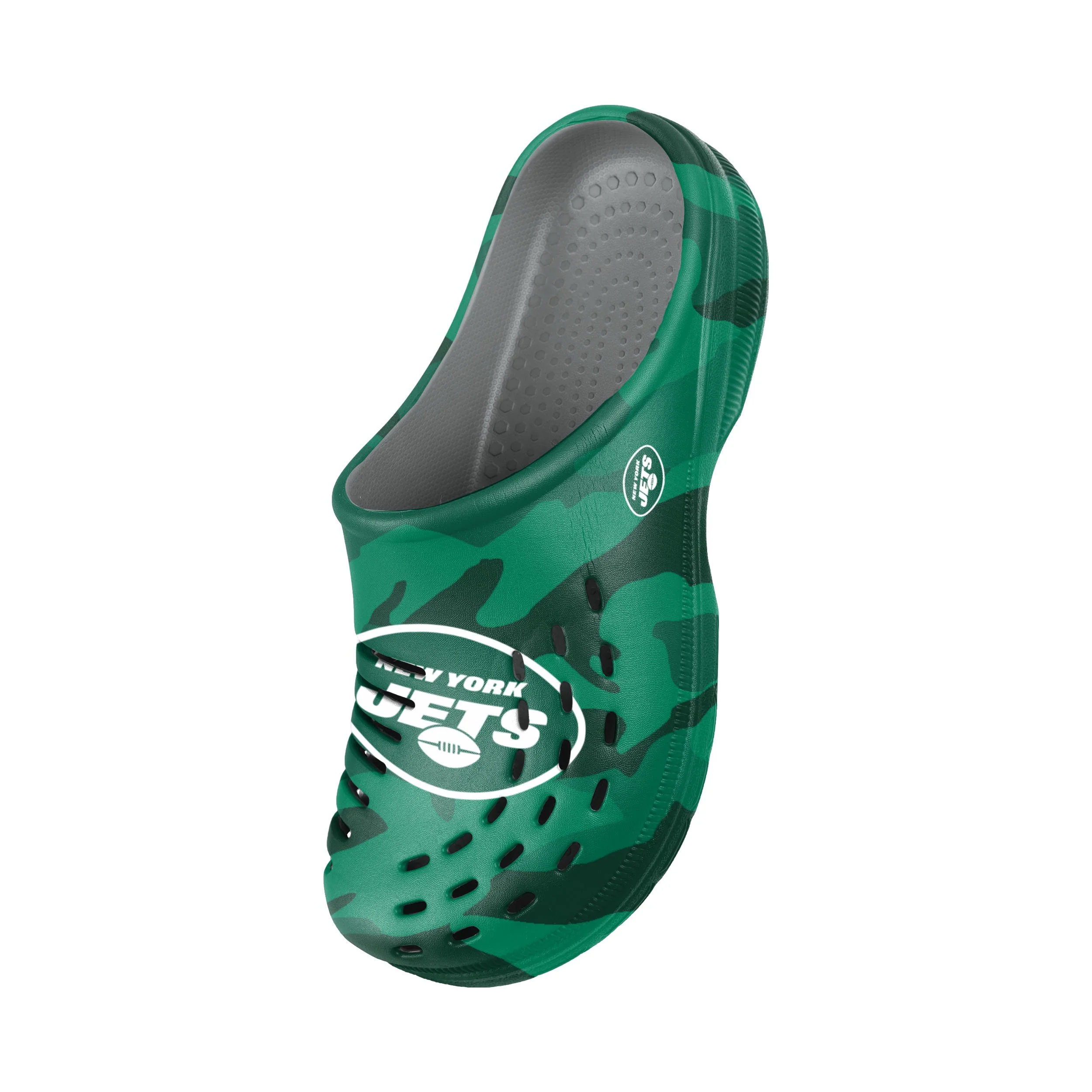 New York Jets NFL Mens Tonal Camo Clog - Image 3