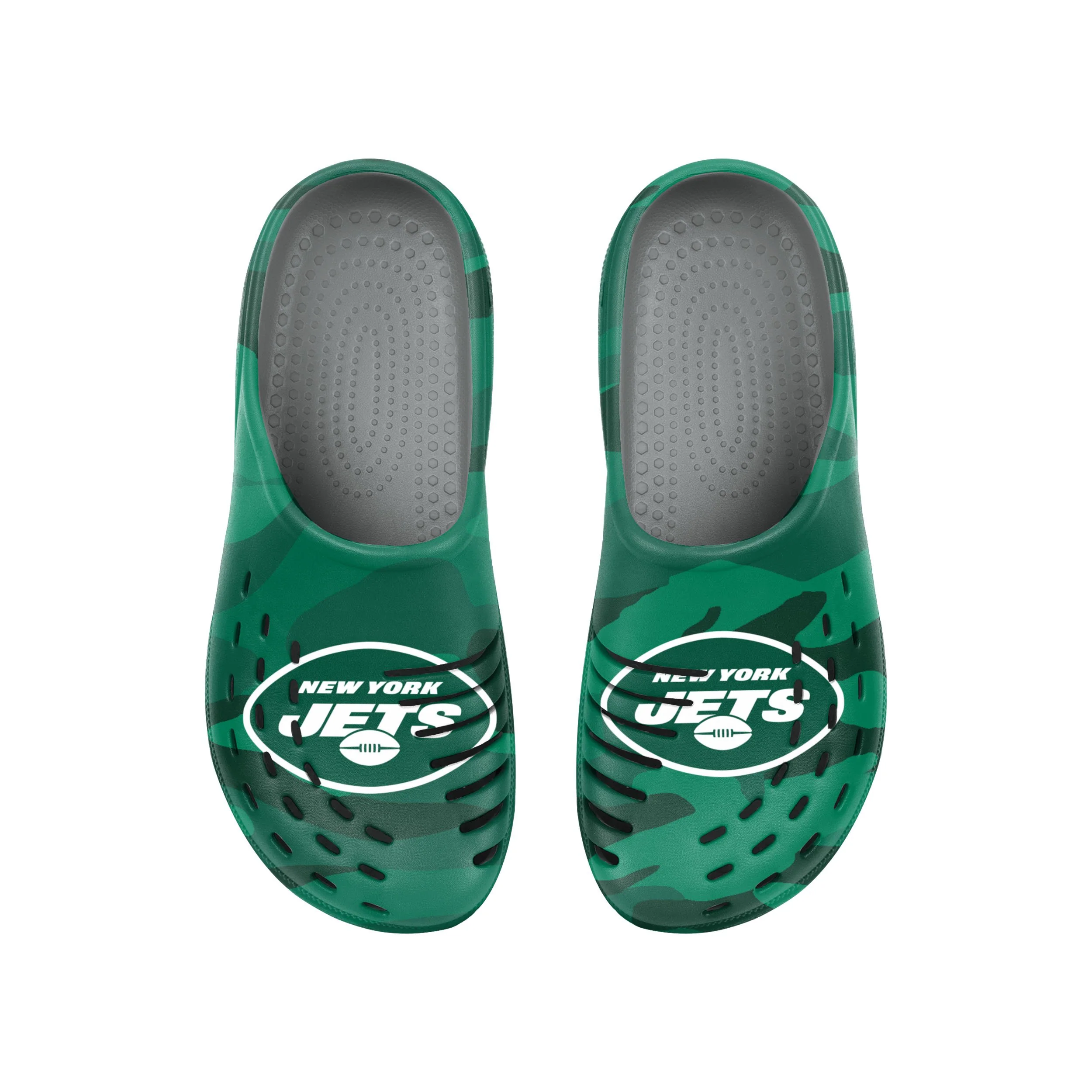 New York Jets NFL Mens Tonal Camo Clog - Image 4