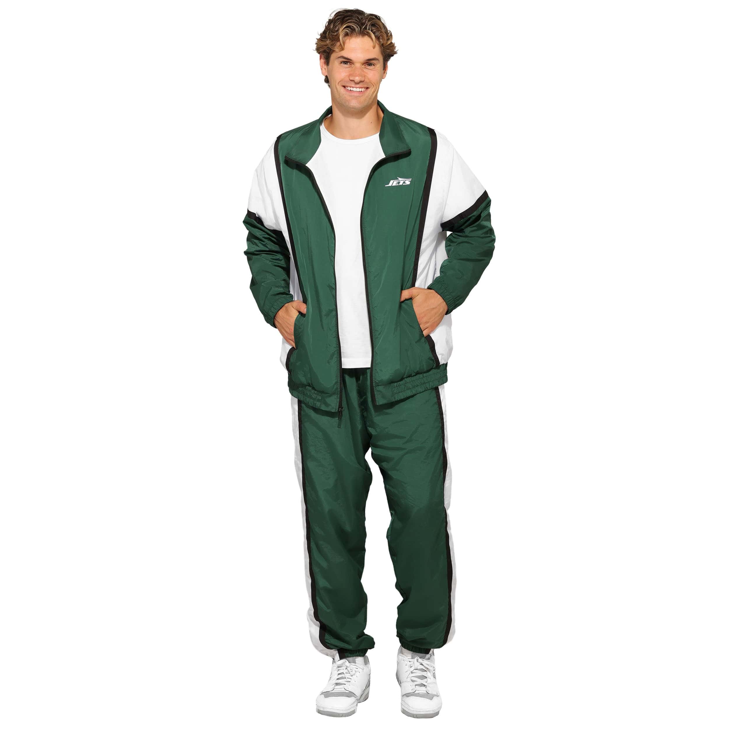 New York Jets NFL Nylon Crinkle Gameday Pants - Image 6