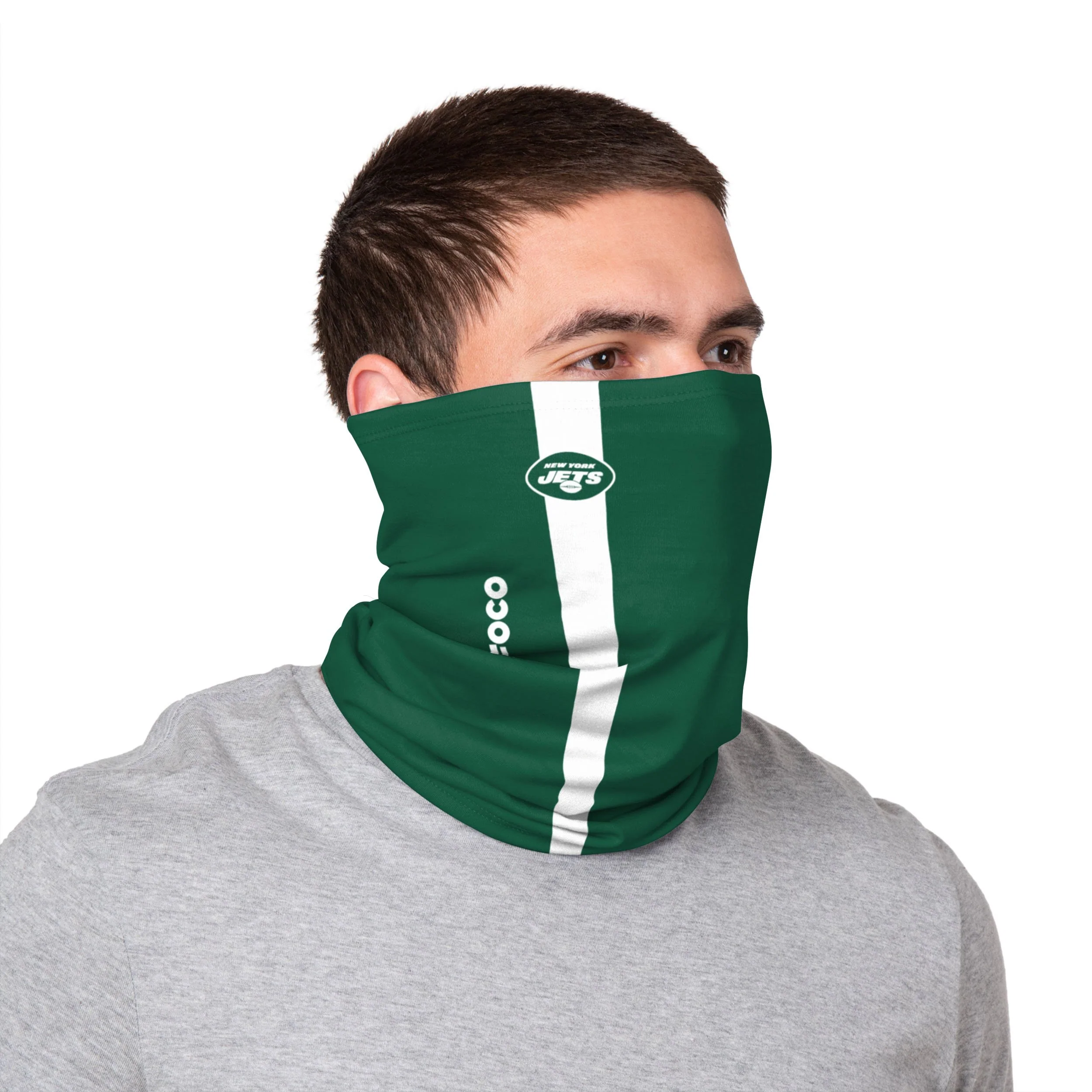 New York Jets NFL On-Field Sideline Gaiter Scarf - Image 3