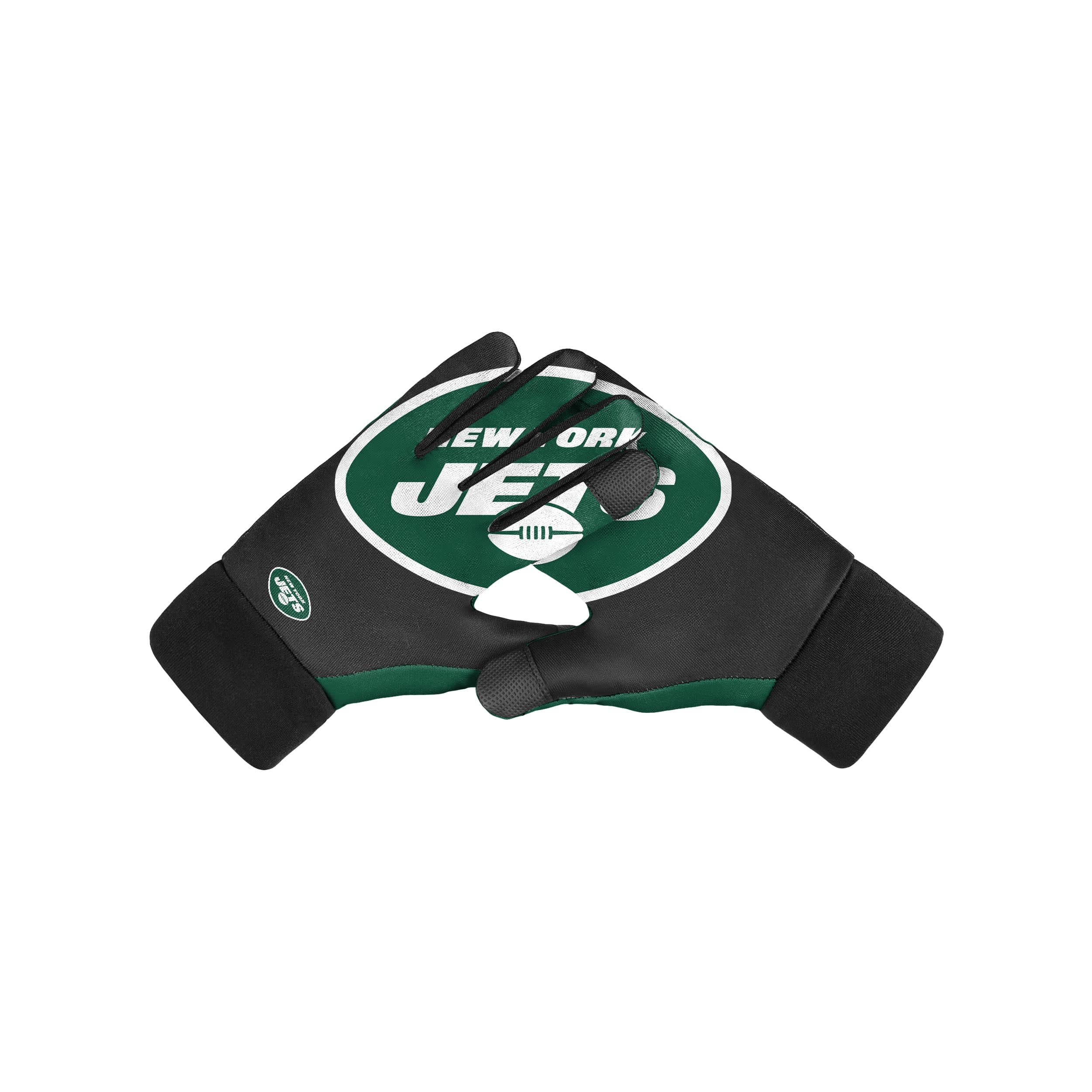 New York Jets NFL Palm Logo Texting Gloves - Image 2