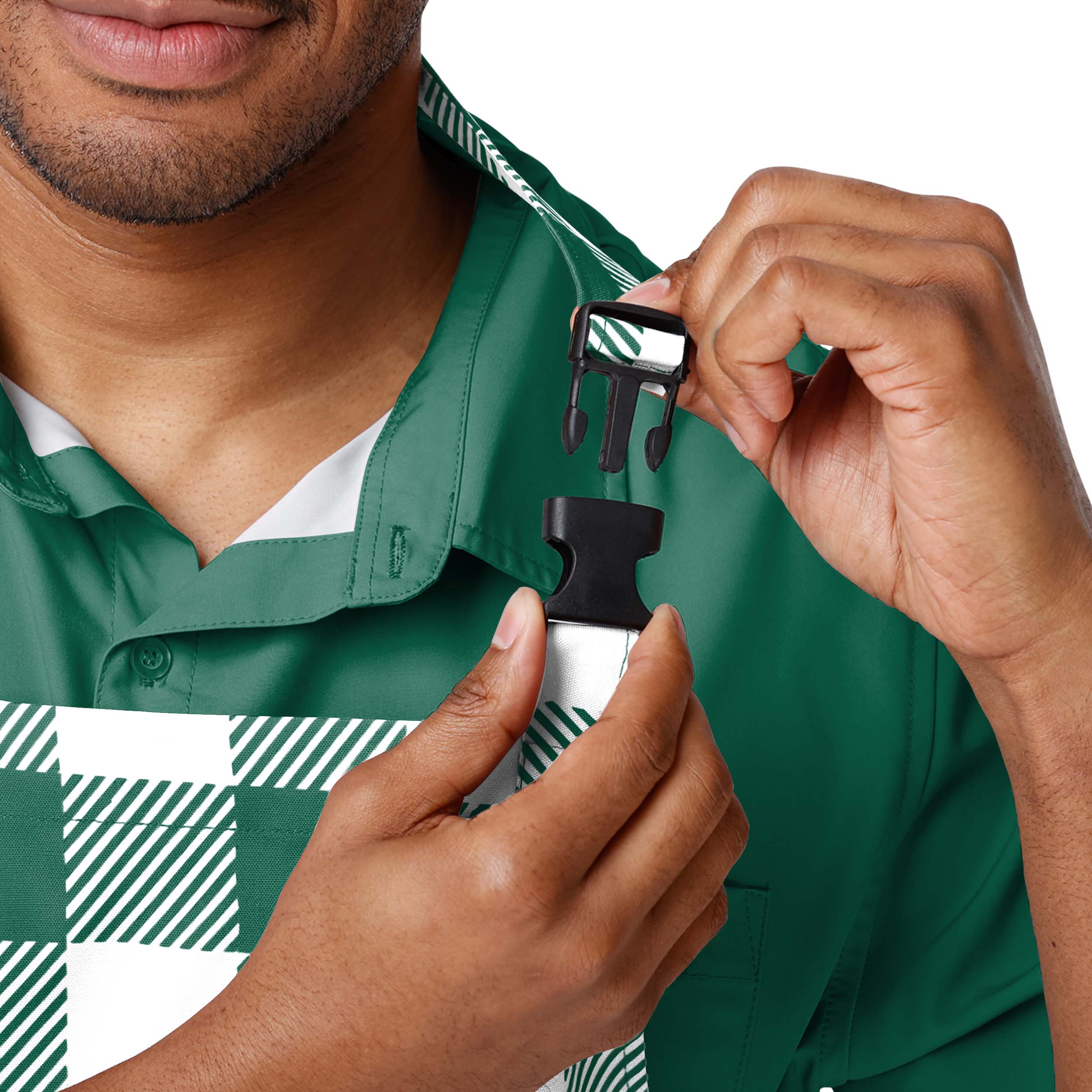 New York Jets NFL Plaid Apron - Image 3