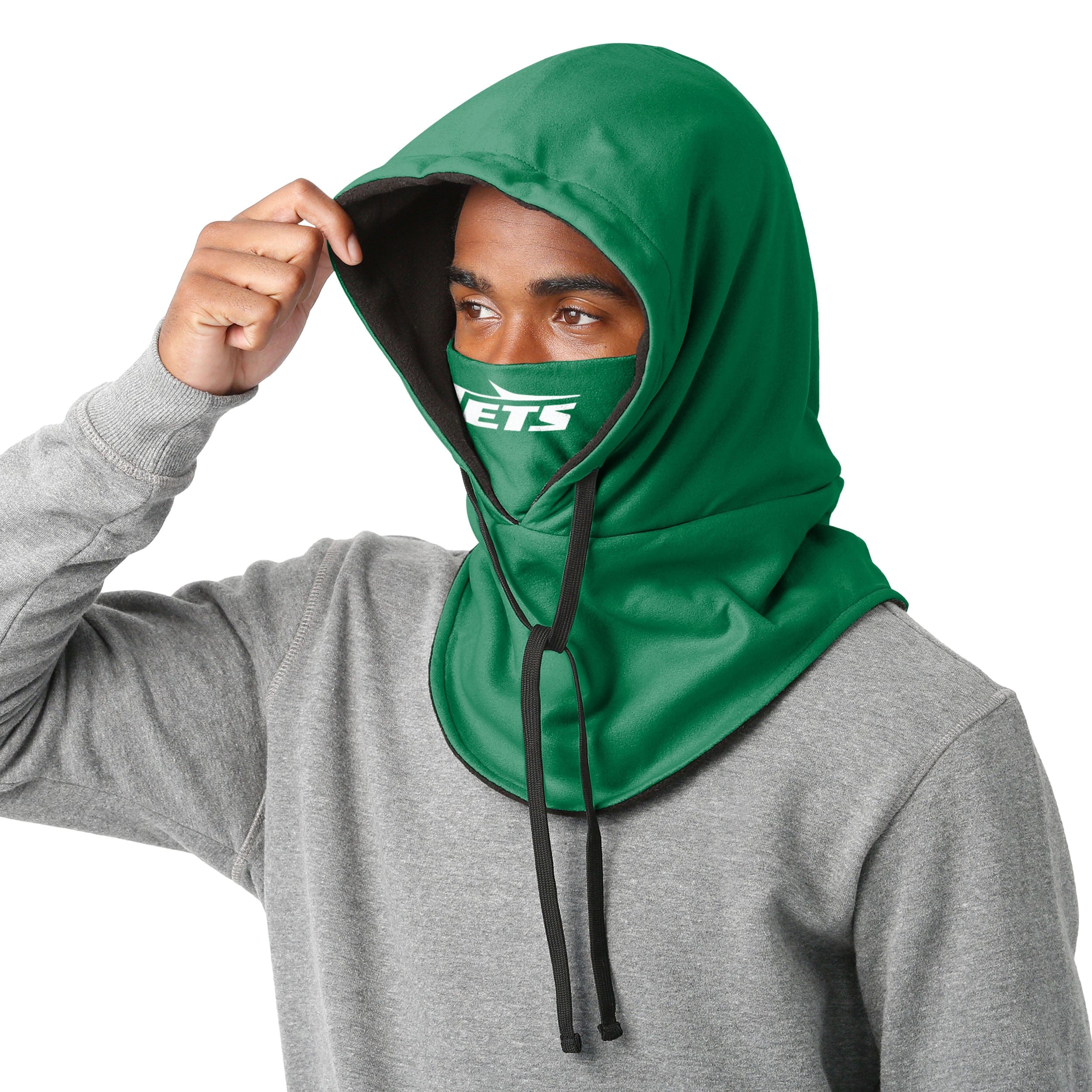 New York Jets NFL Retro Drawstring Hooded Gaiter - Image 3