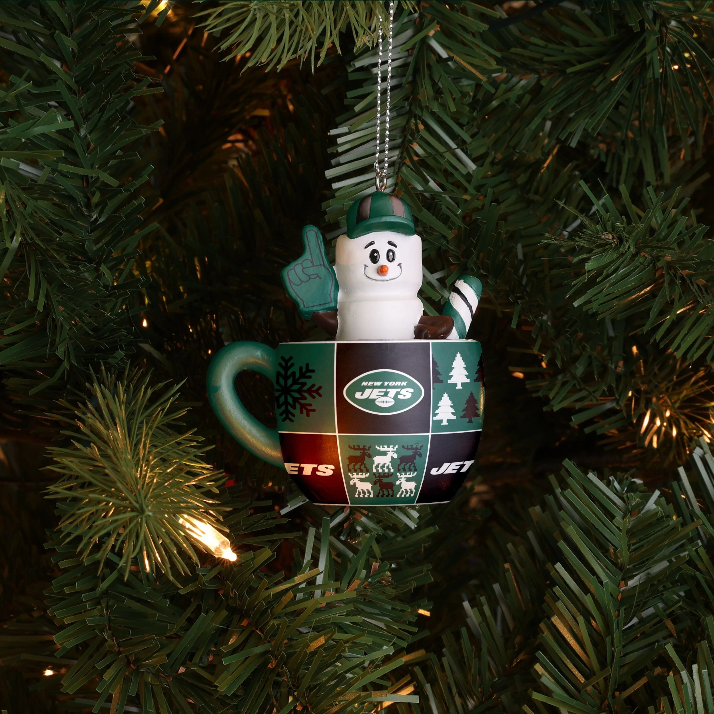 New York Jets NFL Smores Mug Ornament - Image 3