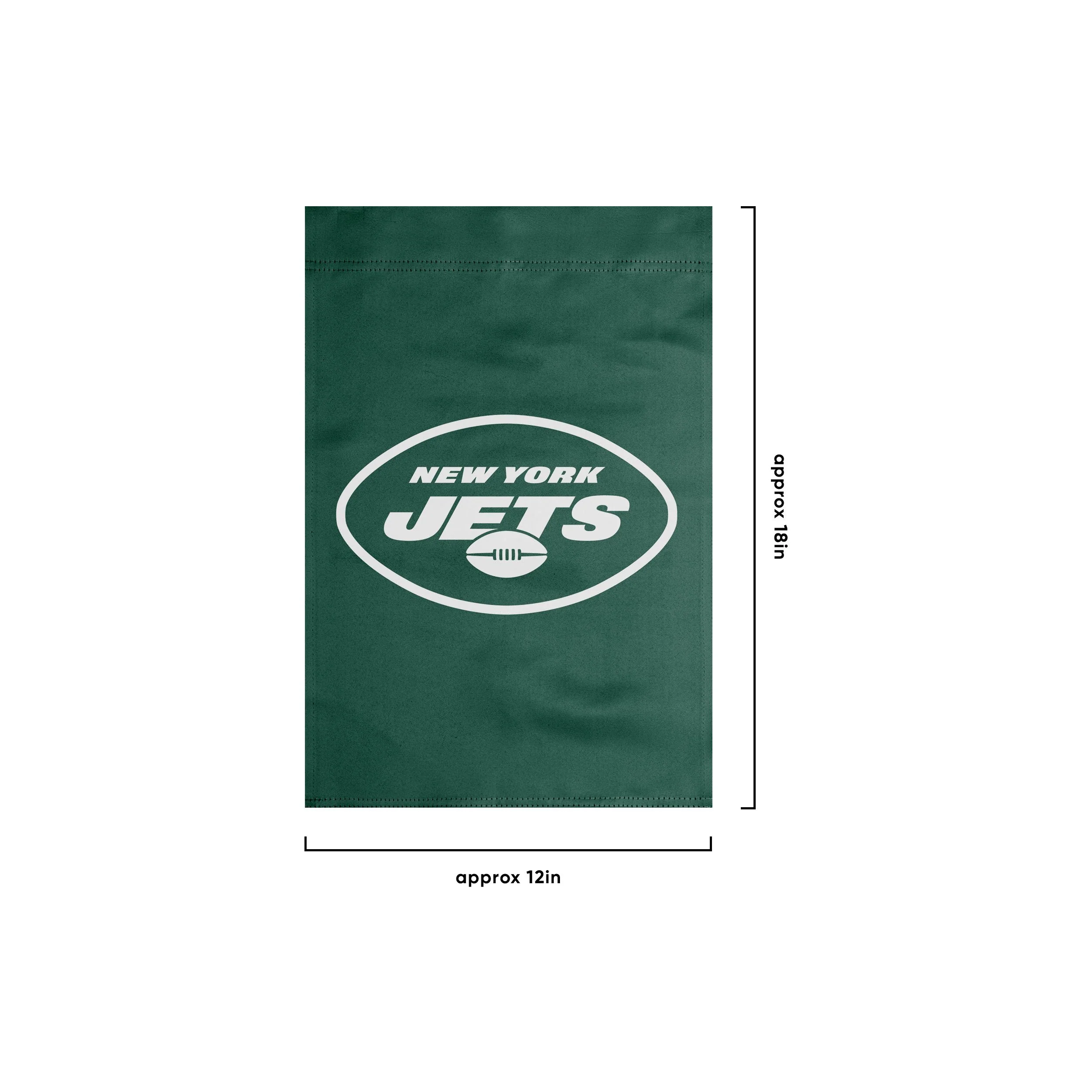 New York Jets NFL Solid Garden Flag - Image 3