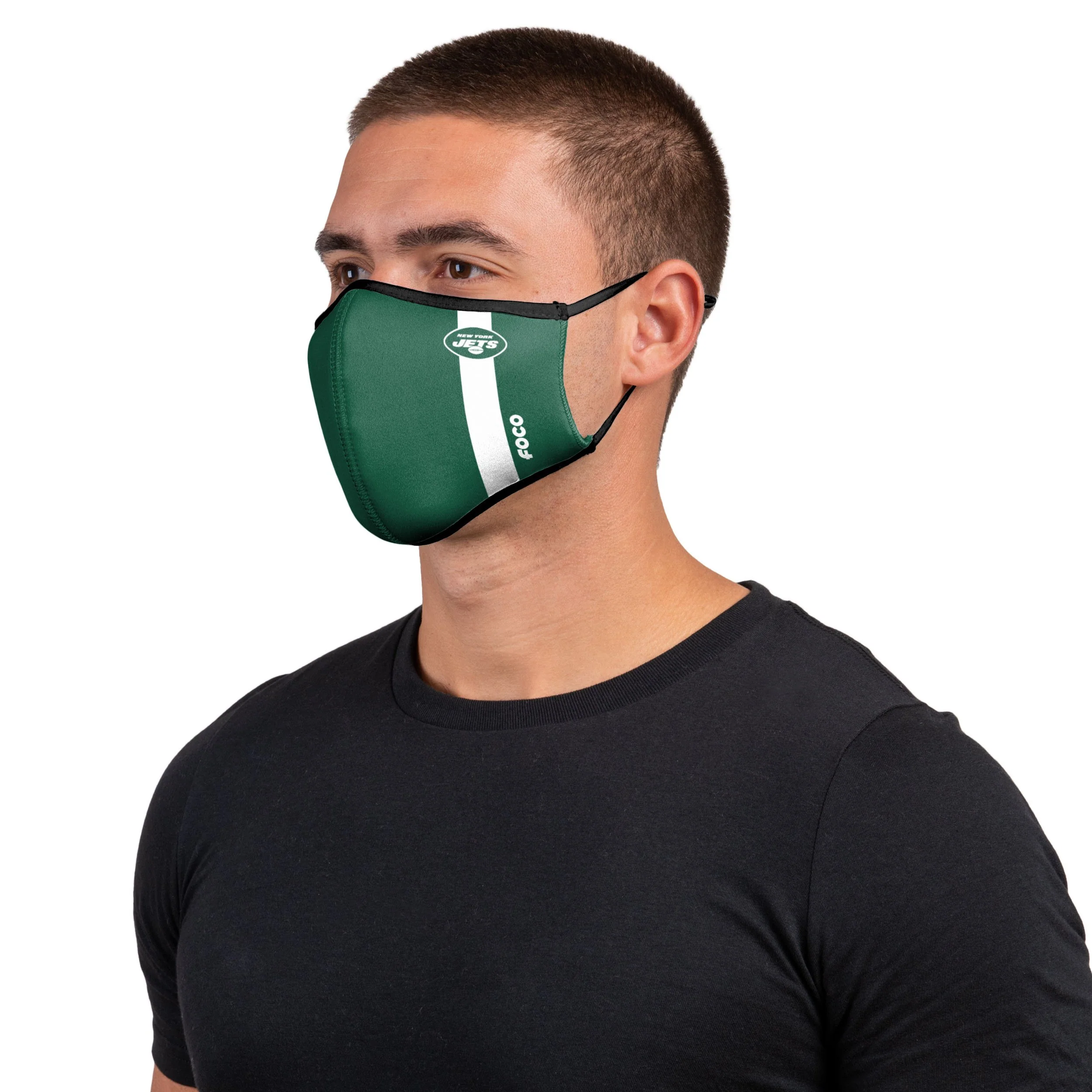New York Jets NFL Sport 3 Pack Face Cover - Image 2