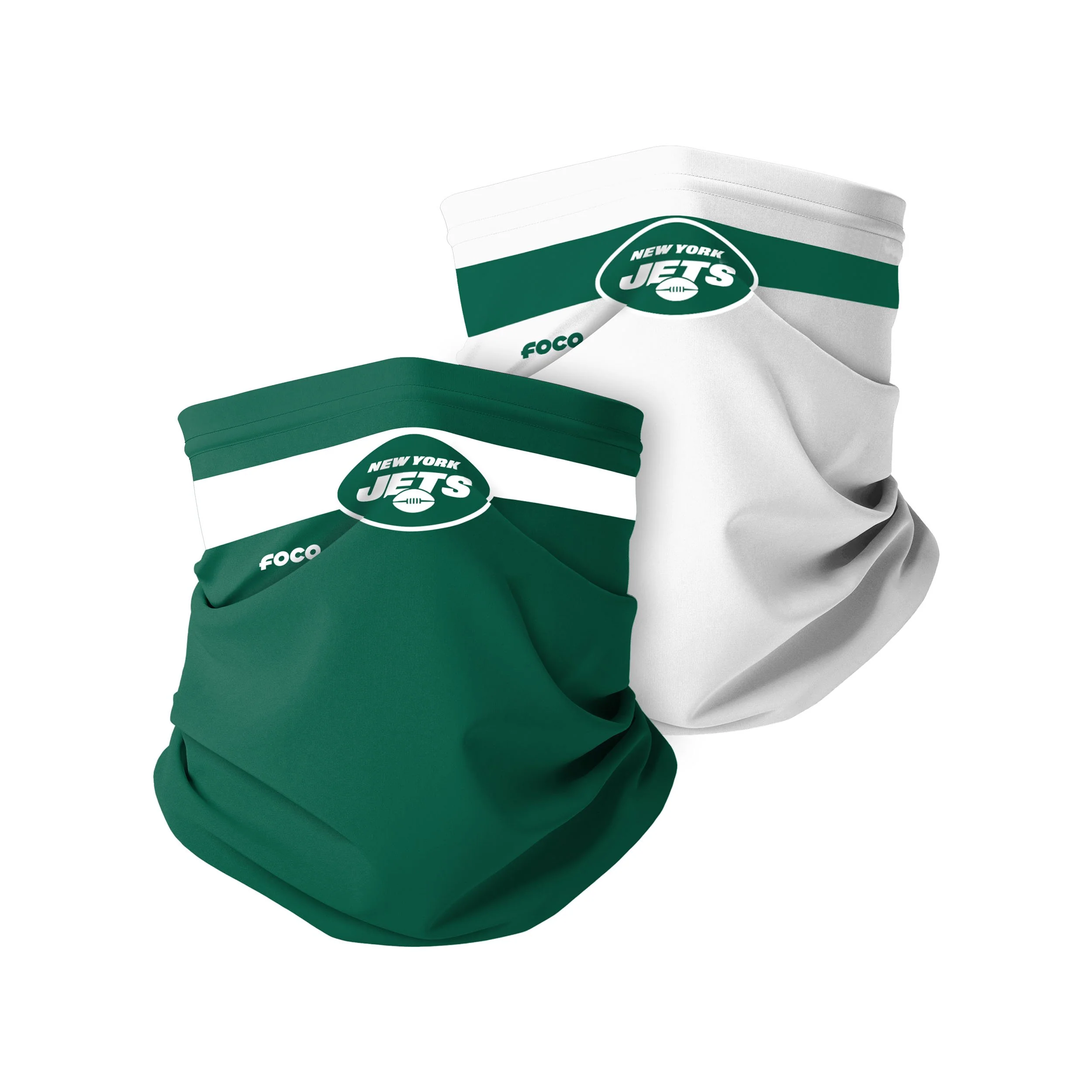 New York Jets NFL Stitched 2 Pack Gaiter Scarf