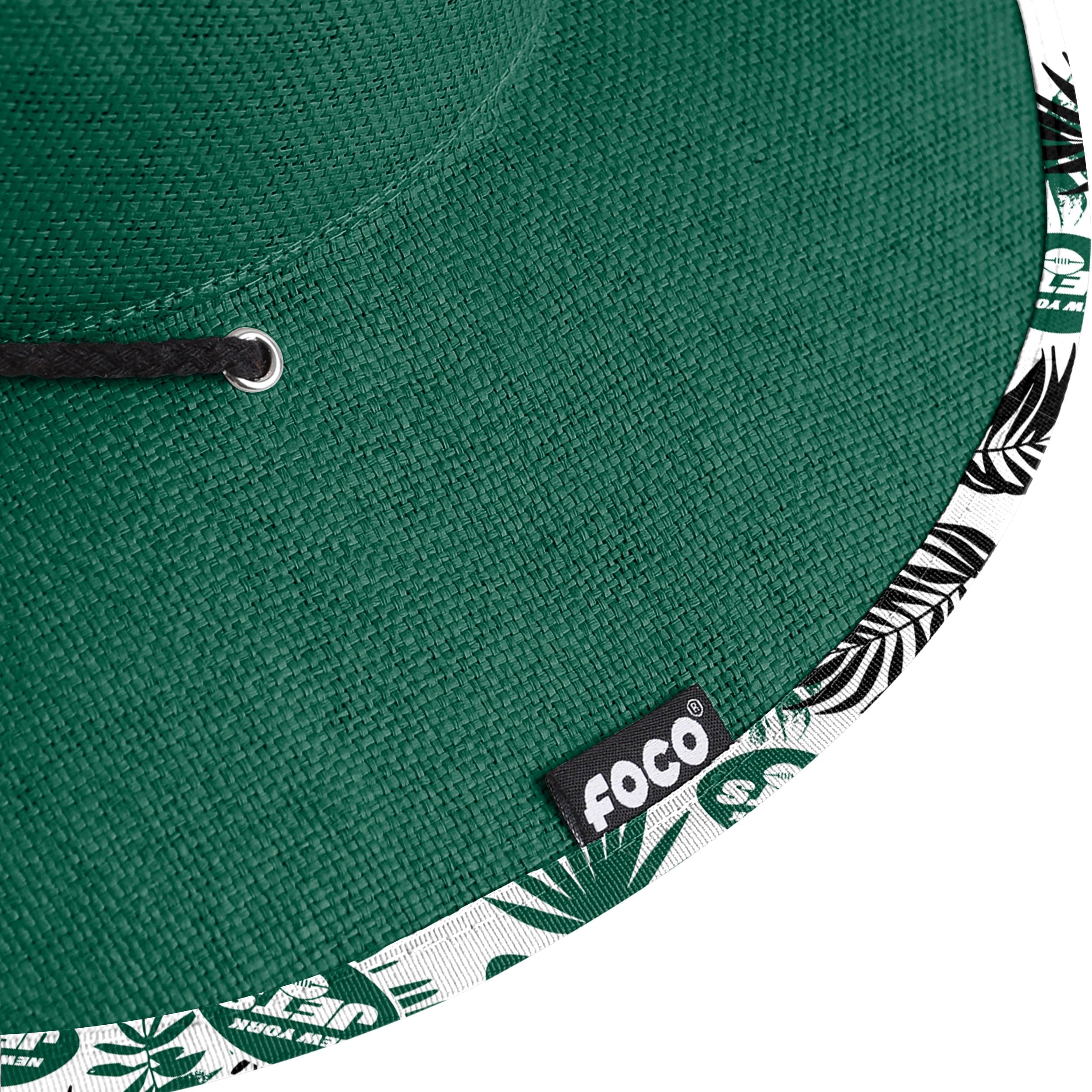 New York Jets NFL Team Color Straw Hat - Image 7