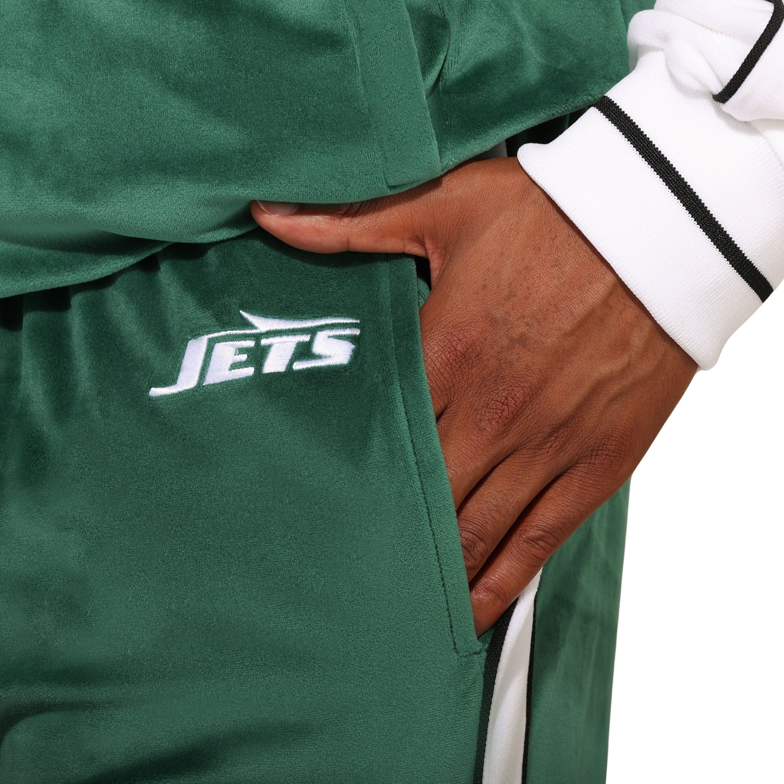 New York Jets NFL Two Tone Velour Pants - Image 3