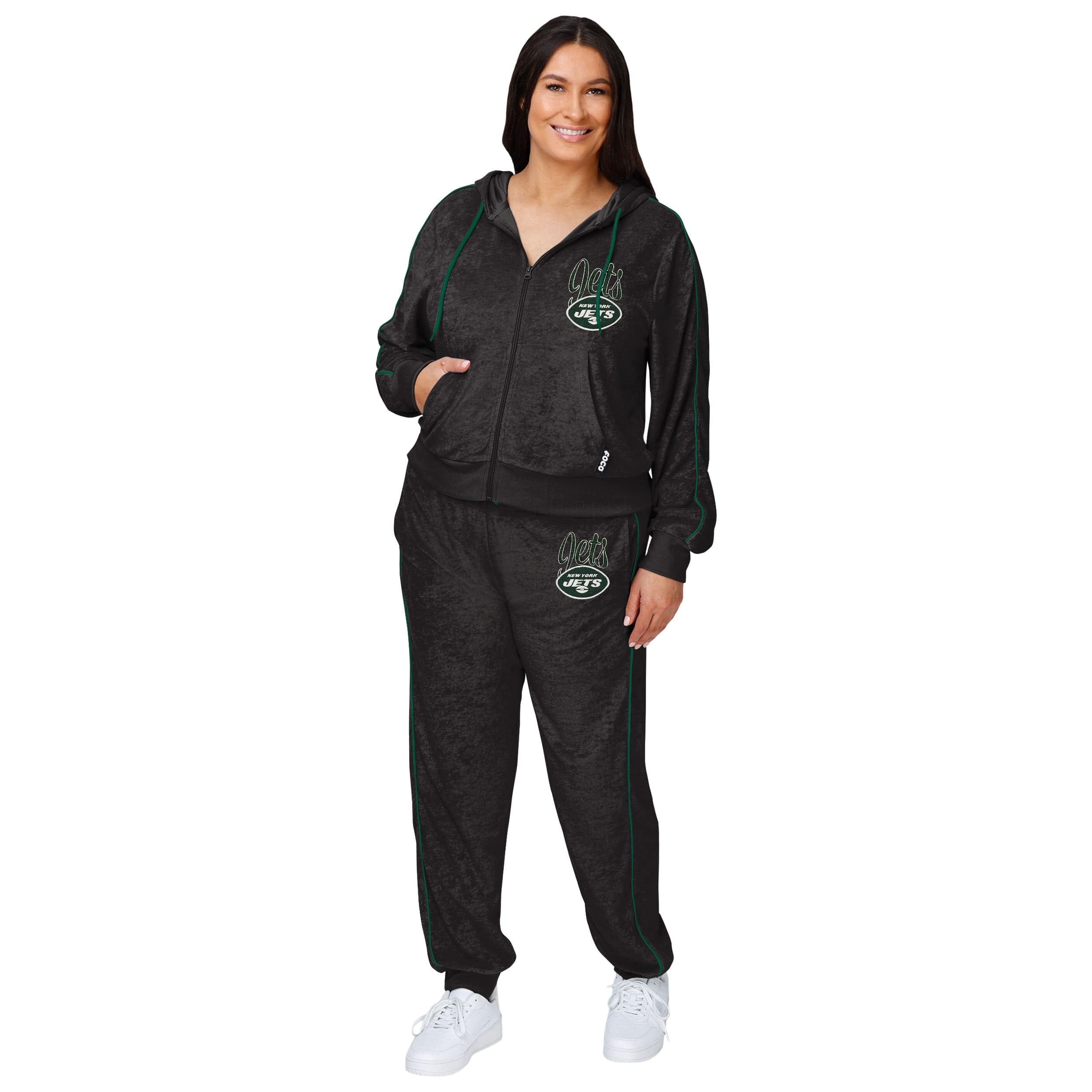 New York Jets NFL Womens Terry Knit Joggers - Image 5
