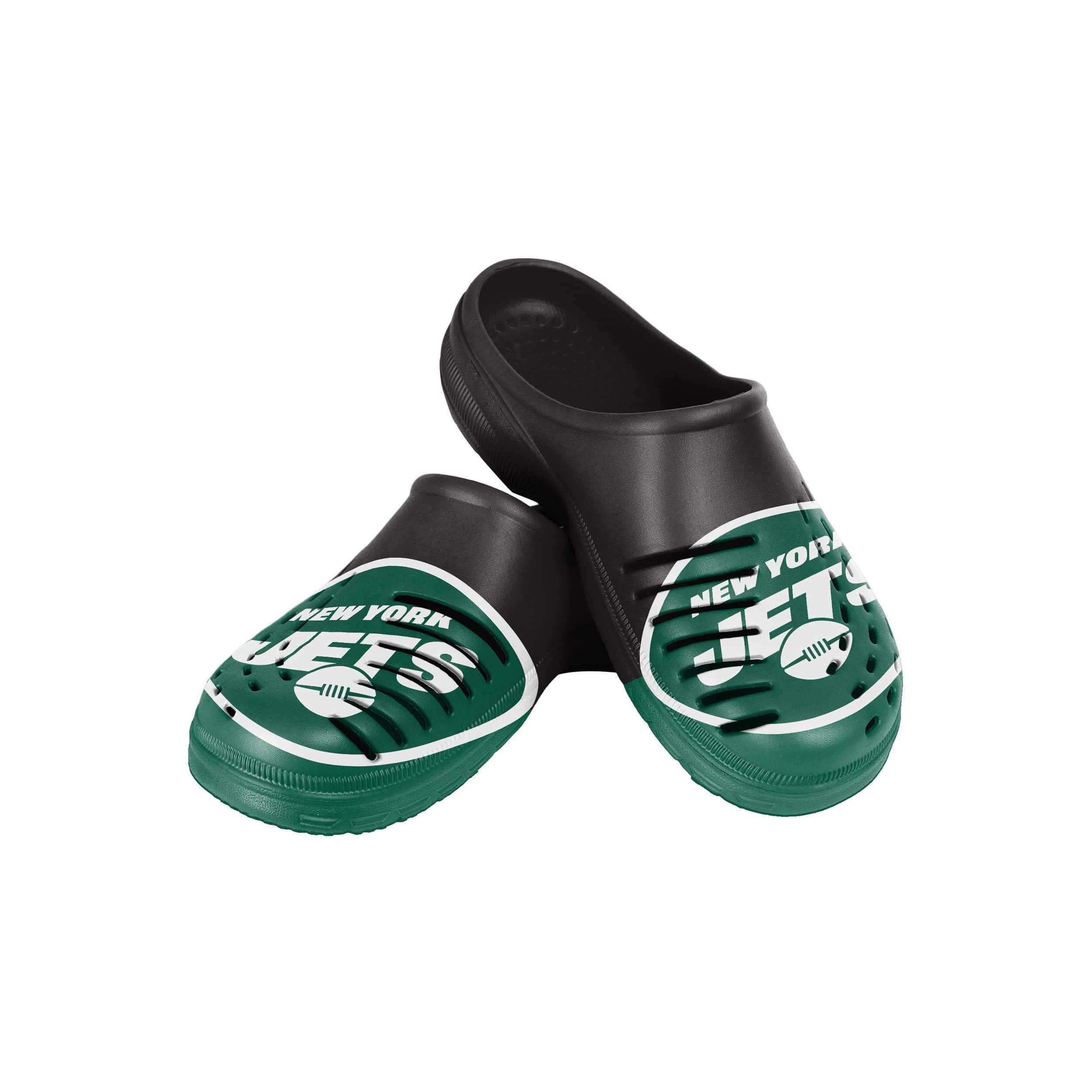 New York Jets NFL Youth Colorblock Big Logo Clog