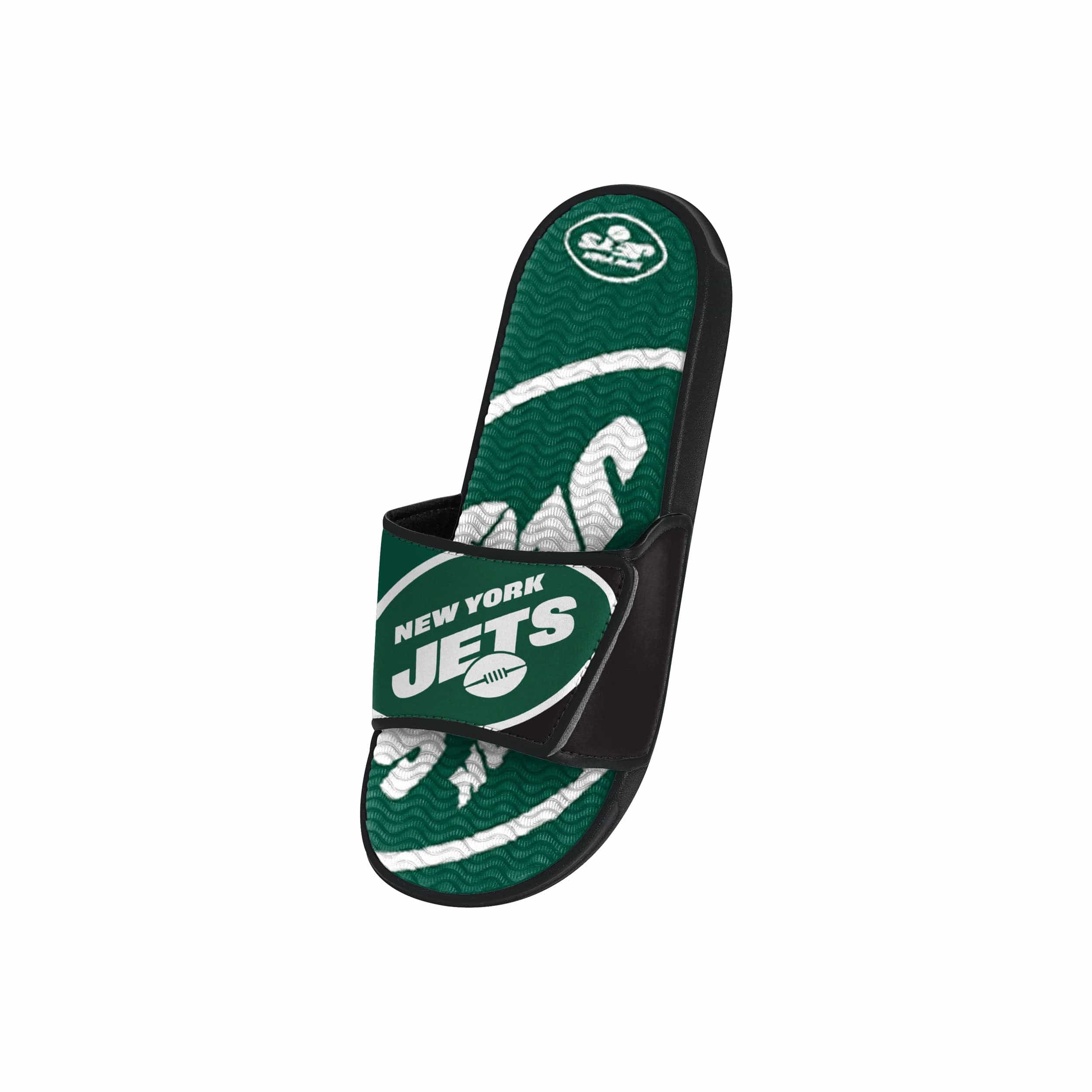 New York Jets NFL Youth Colorblock Big Logo Gel Slide - Image 3