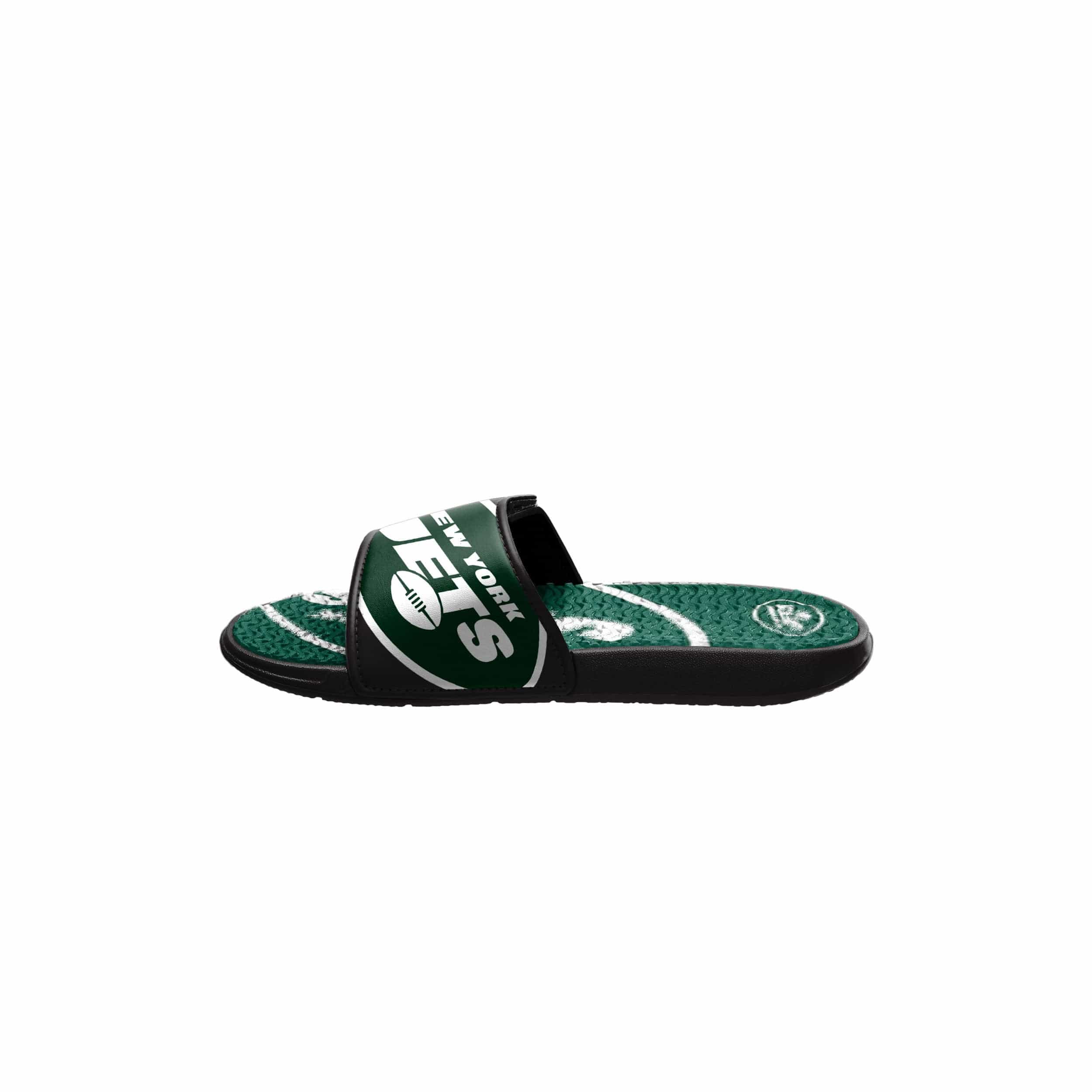 New York Jets NFL Youth Colorblock Big Logo Gel Slide - Image 4