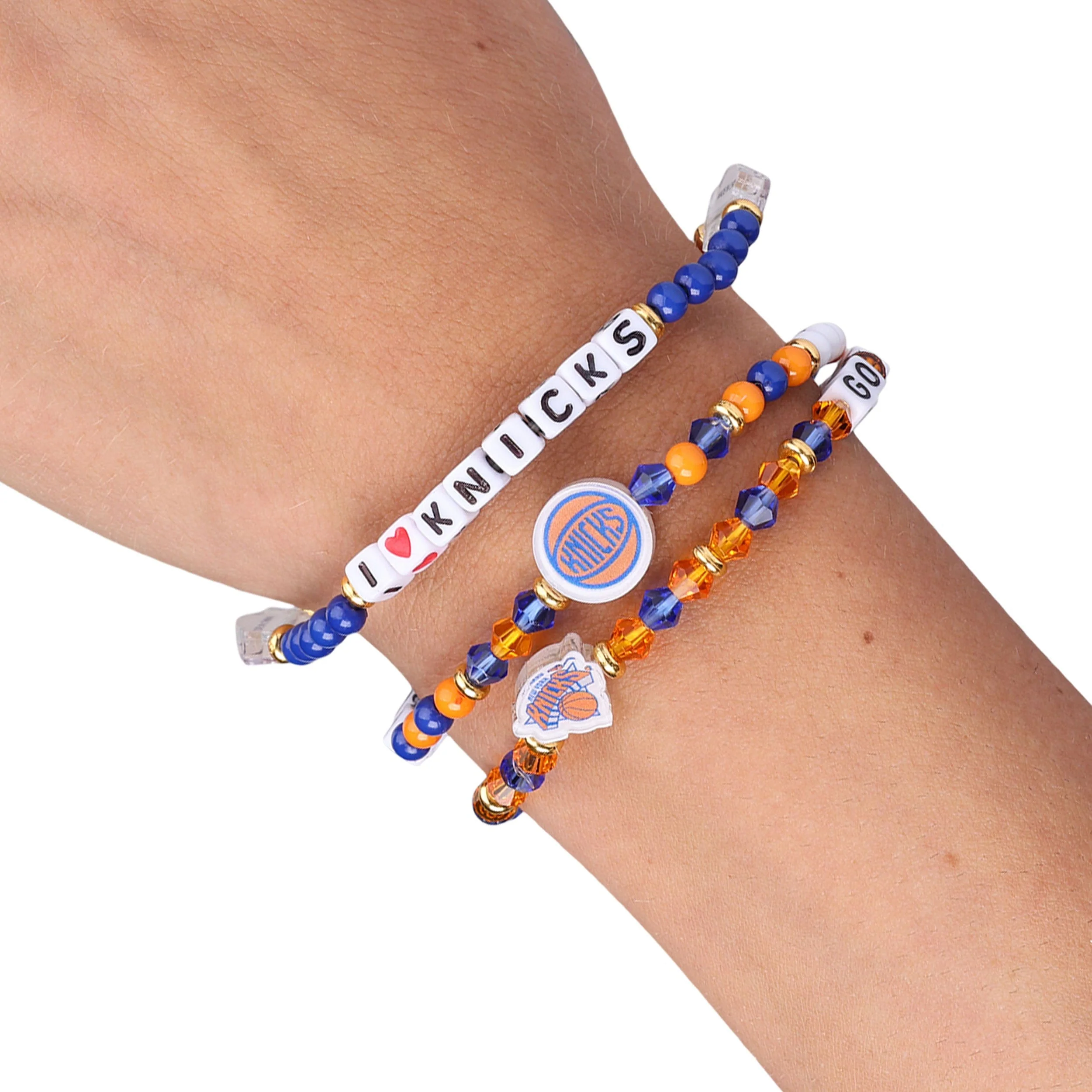 New York Knicks NBA 3 Pack Friendship Bracelet - Image 4