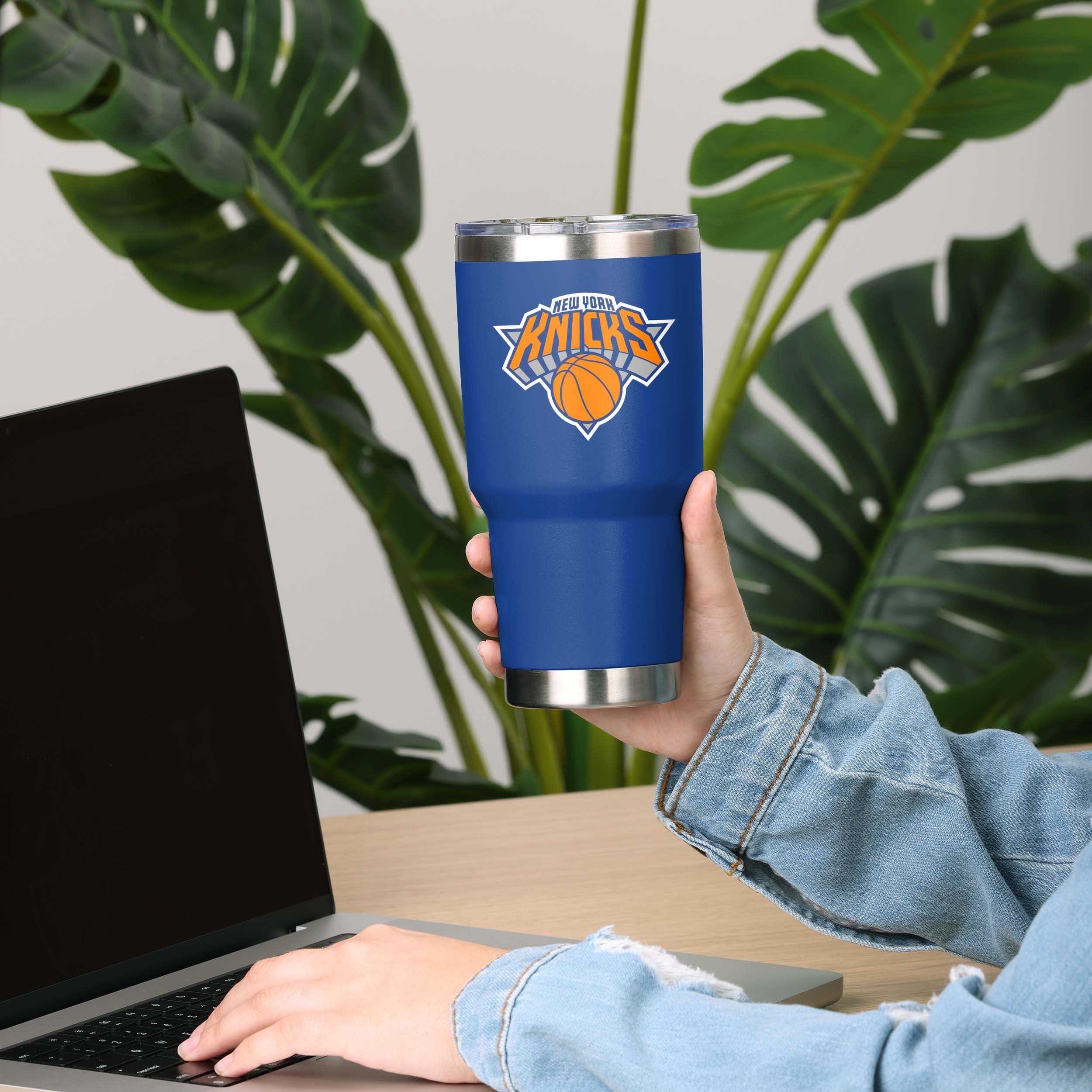 New York Knicks NBA Team Logo 30 oz Tumbler - Image 2
