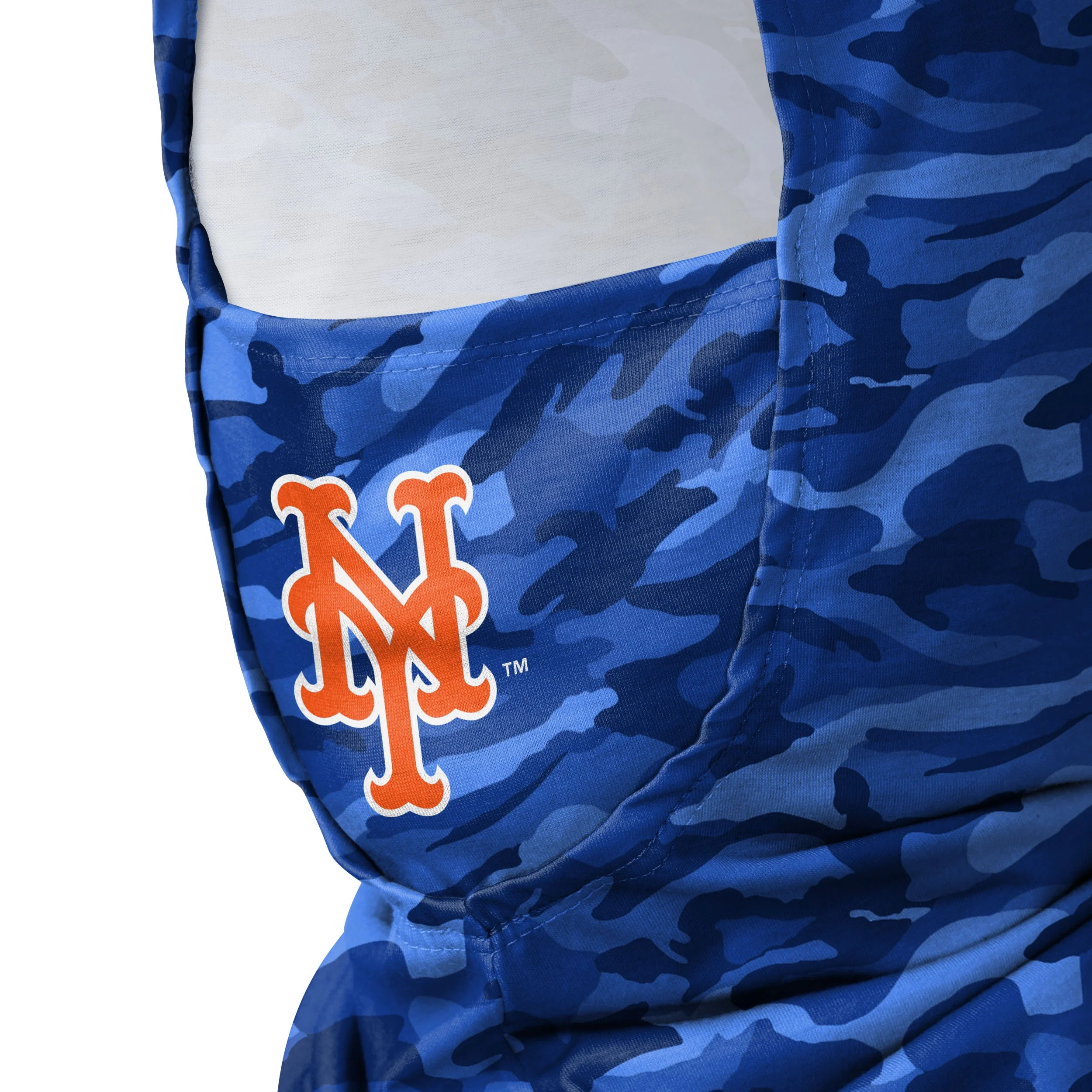 New York Mets MLB Camo Lightweight Hooded Gaiter - Image 3