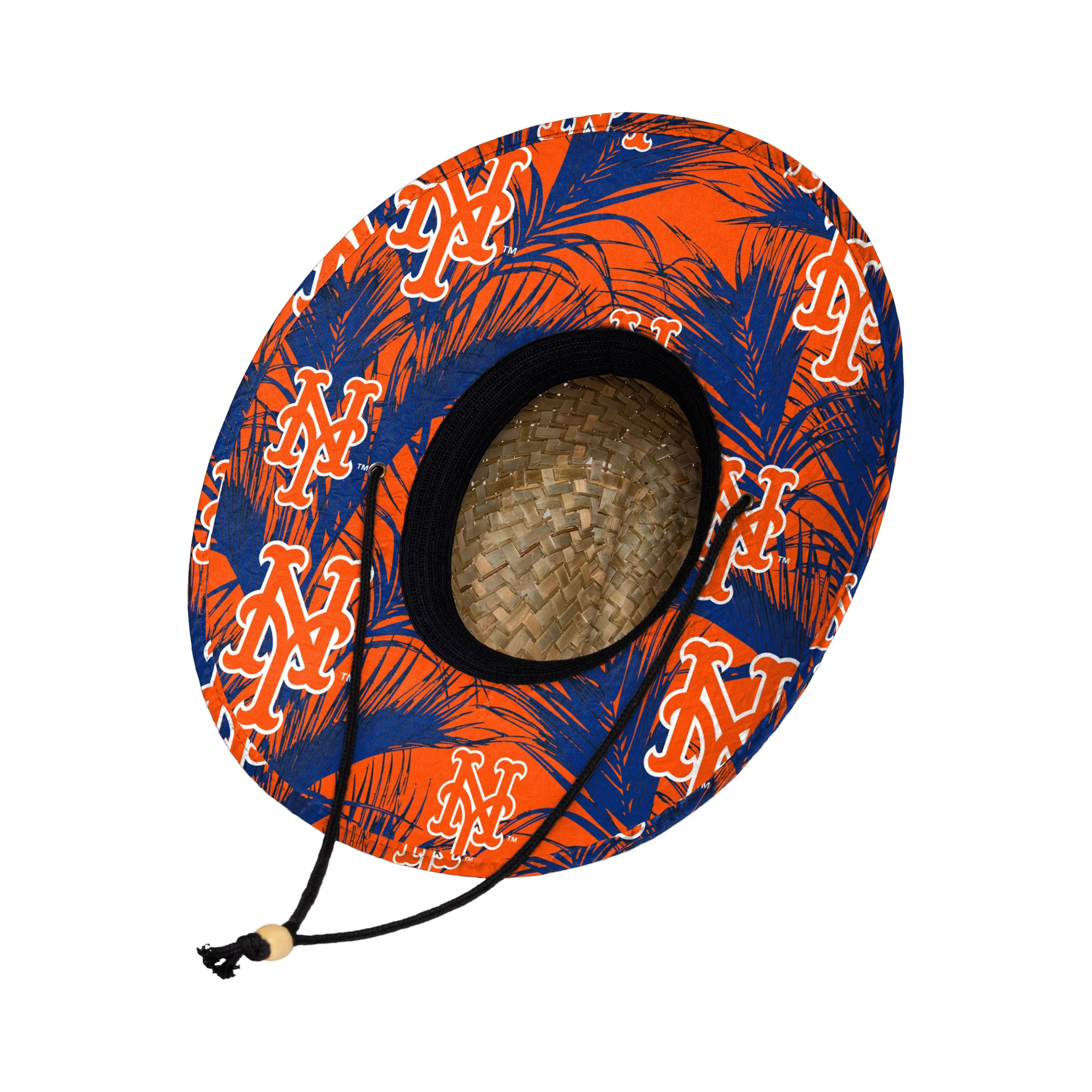 New York Mets MLB Floral Straw Hat - Image 2