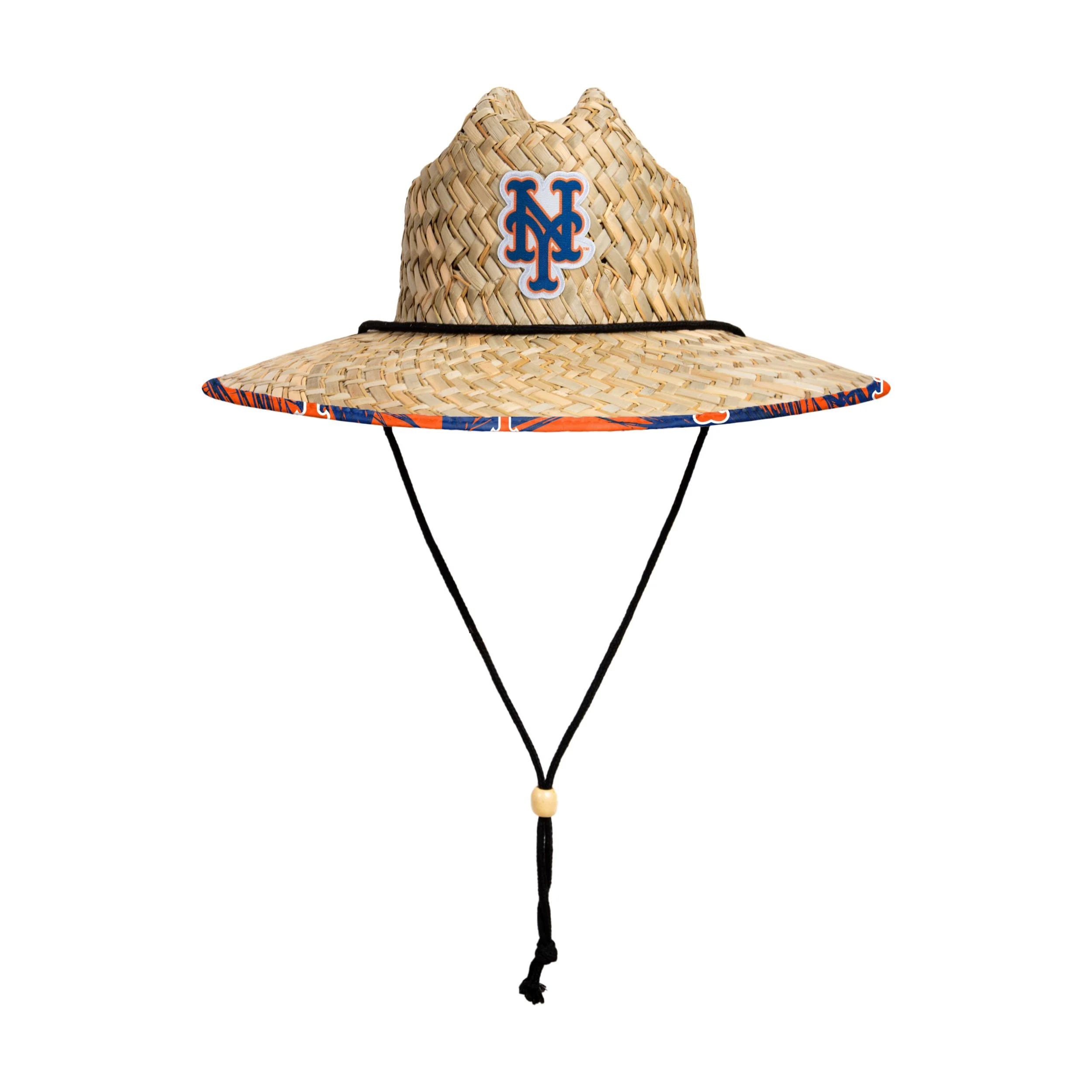 New York Mets MLB Floral Straw Hat - Image 3