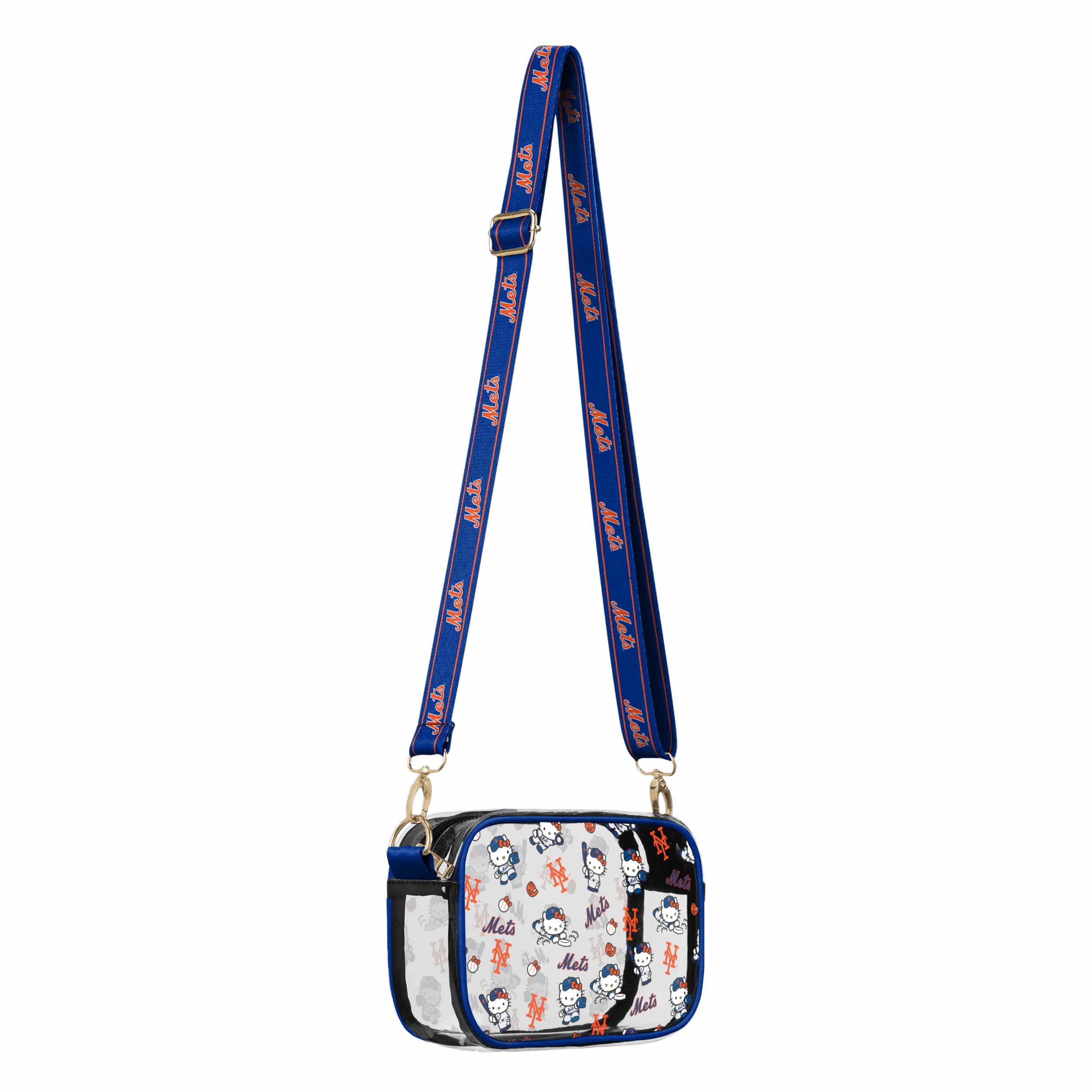 New York Mets MLB Hello Kitty® Clear Crossbody Bag (PREORDER - SHIPS LATE MAY) - Image 2