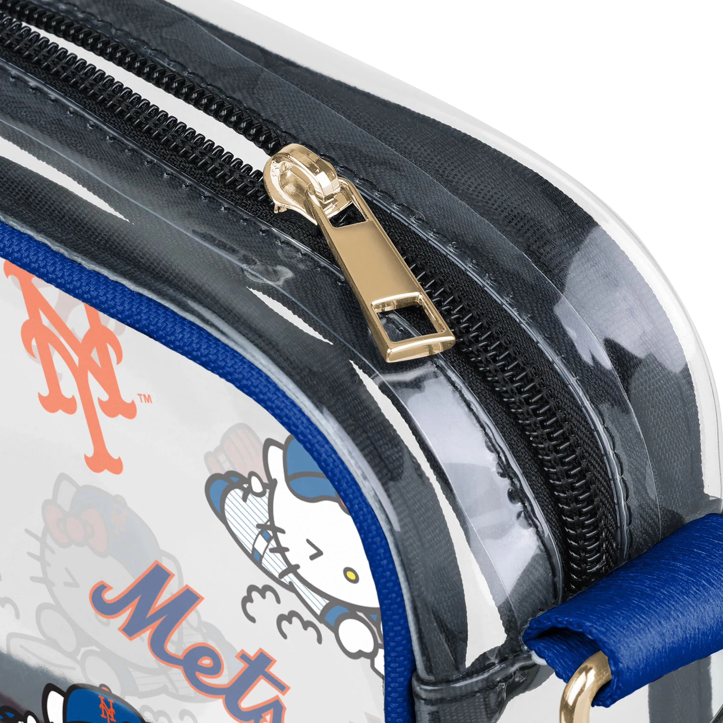 New York Mets MLB Hello Kitty® Clear Crossbody Bag (PREORDER - SHIPS LATE MAY) - Image 4
