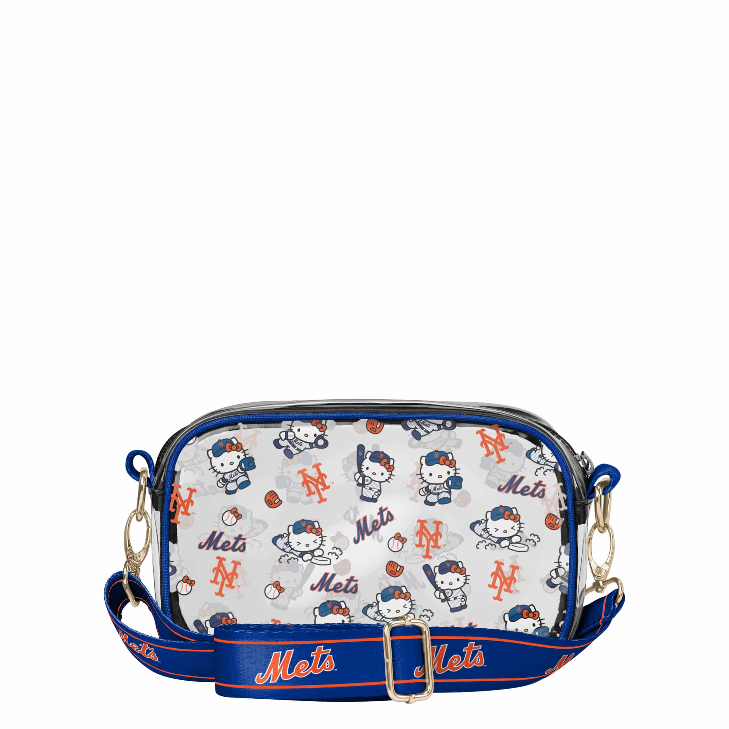 New York Mets MLB Hello Kitty® Clear Crossbody Bag (PREORDER - SHIPS LATE MAY) - Image 5