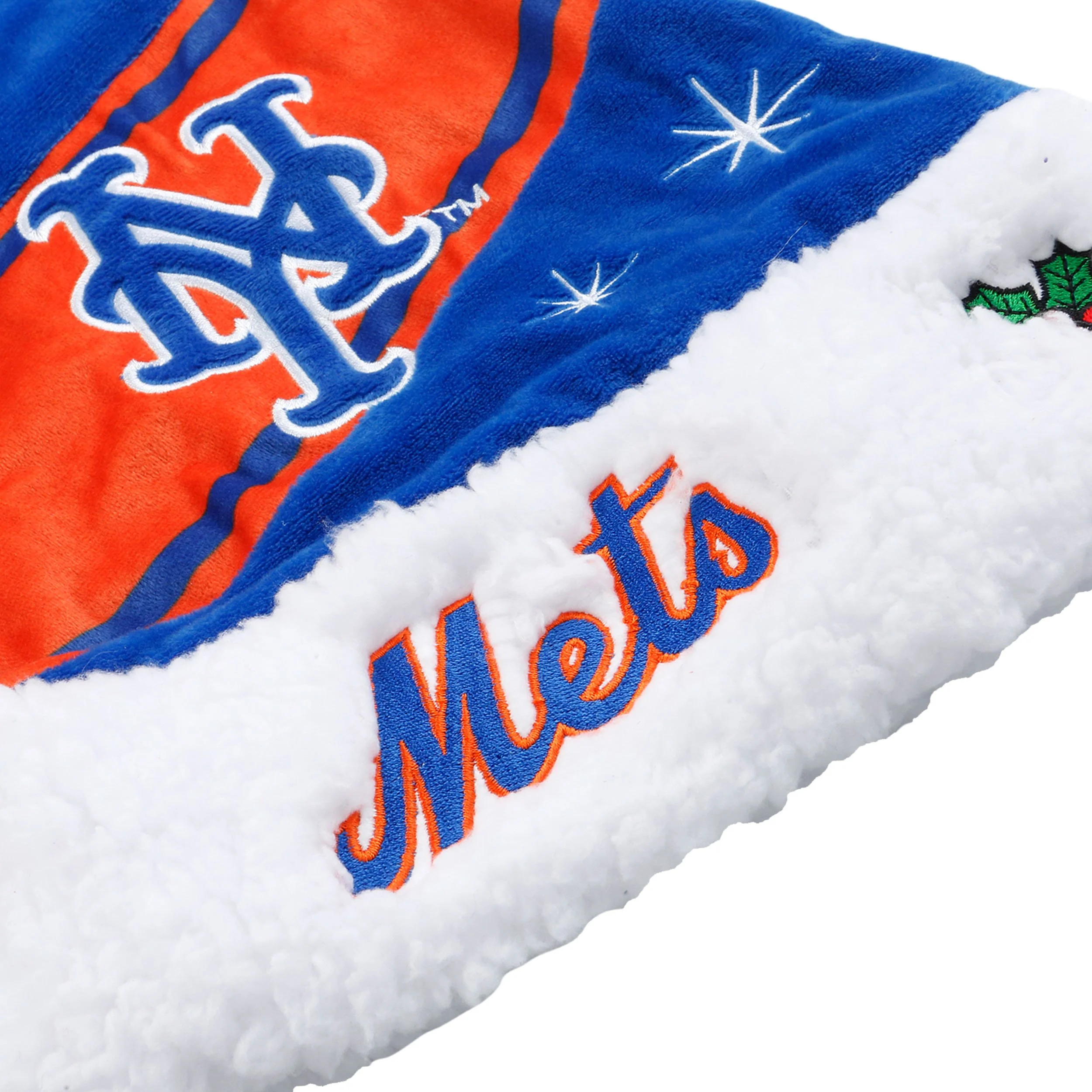 New York Mets MLB High End Santa Hat - Image 2
