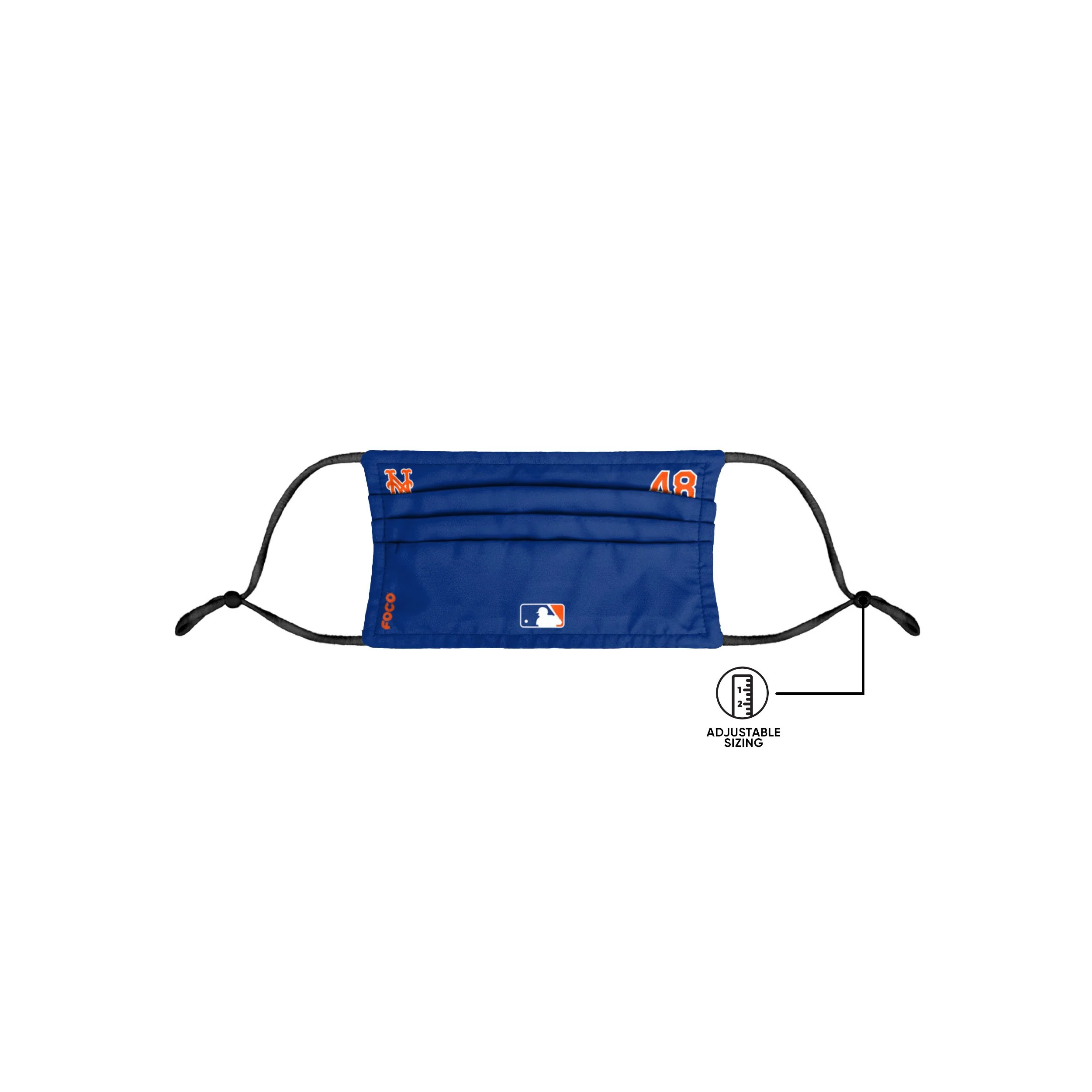 New York Mets MLB Jacob deGrom On-Field Gameday Adjustable Face Cover - Image 6