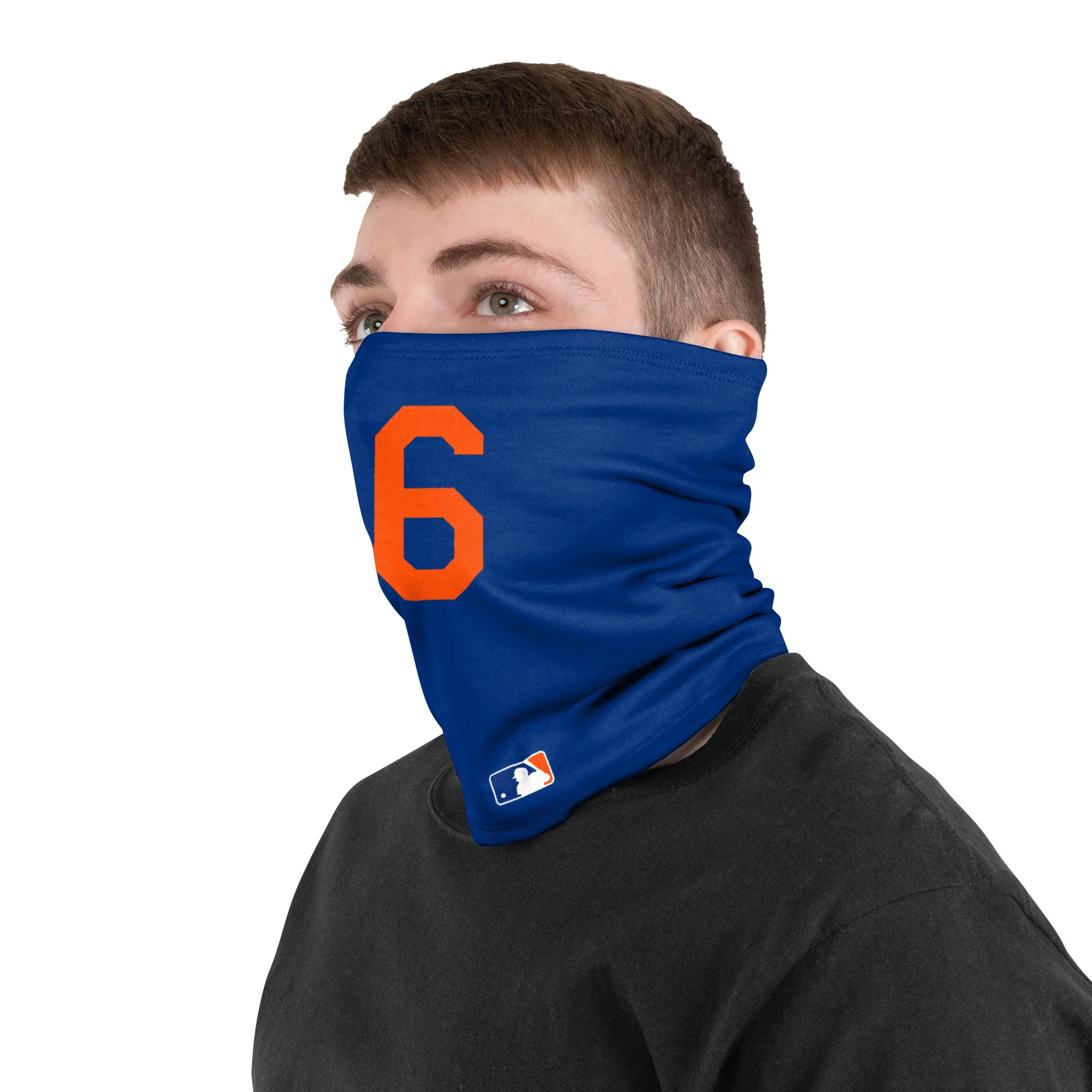 New York Mets MLB Jeff McNeil On-Field Blue & Orange UV Gaiter Scarf - Image 3