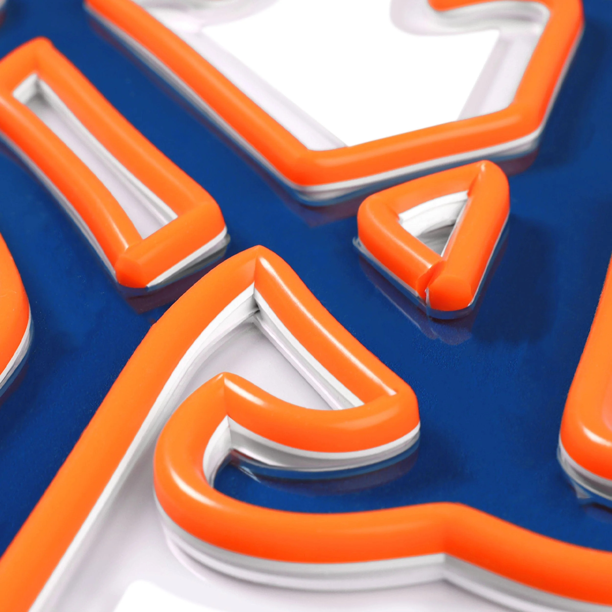 New York Mets MLB LED Neon Light Up Team Logo Sign - Image 4