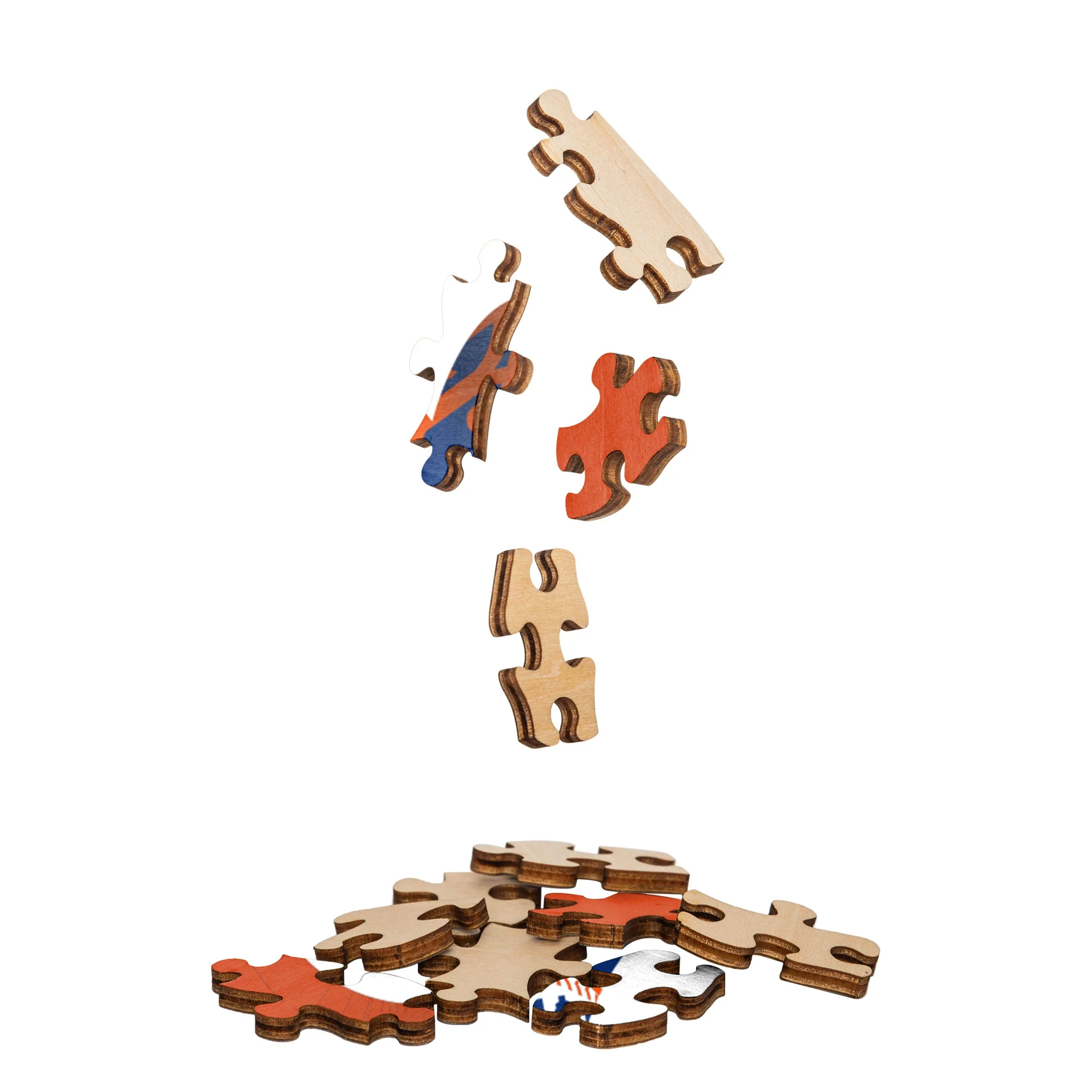 New York Mets MLB Logo Wood Jigsaw Puzzle PZLZ - Image 2