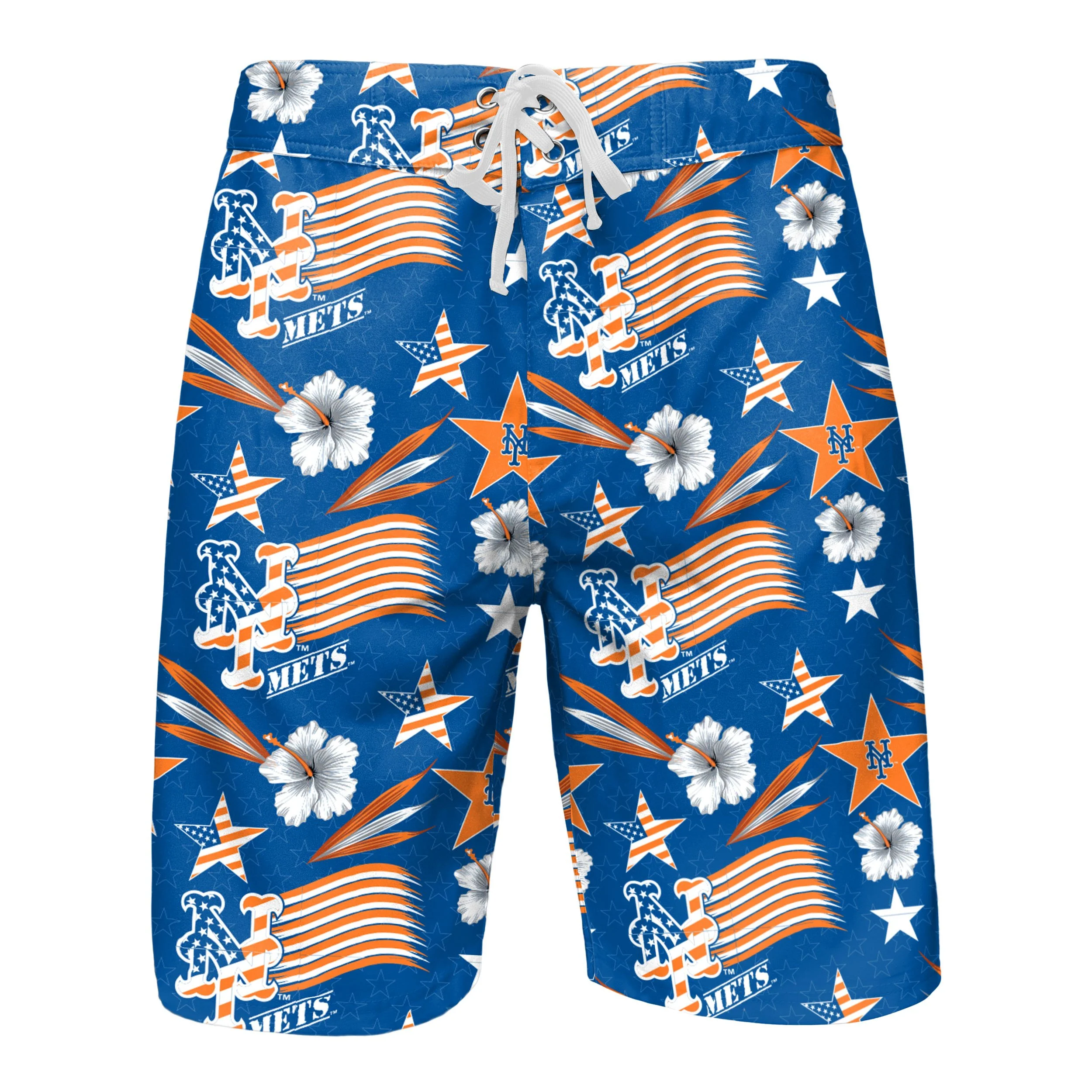 New York Mets MLB Mens Americana Boardshorts