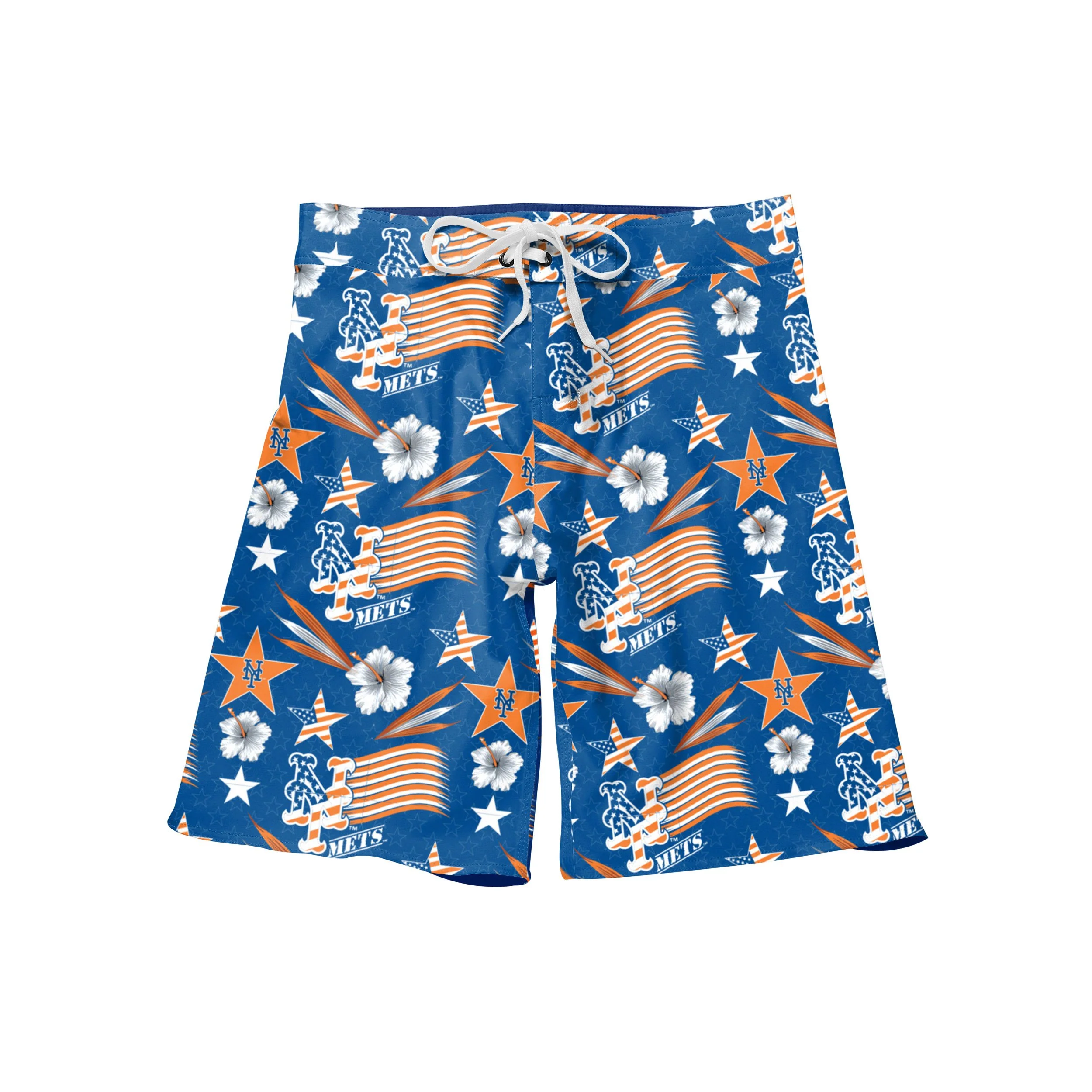 New York Mets MLB Mens Americana Boardshorts - Image 4