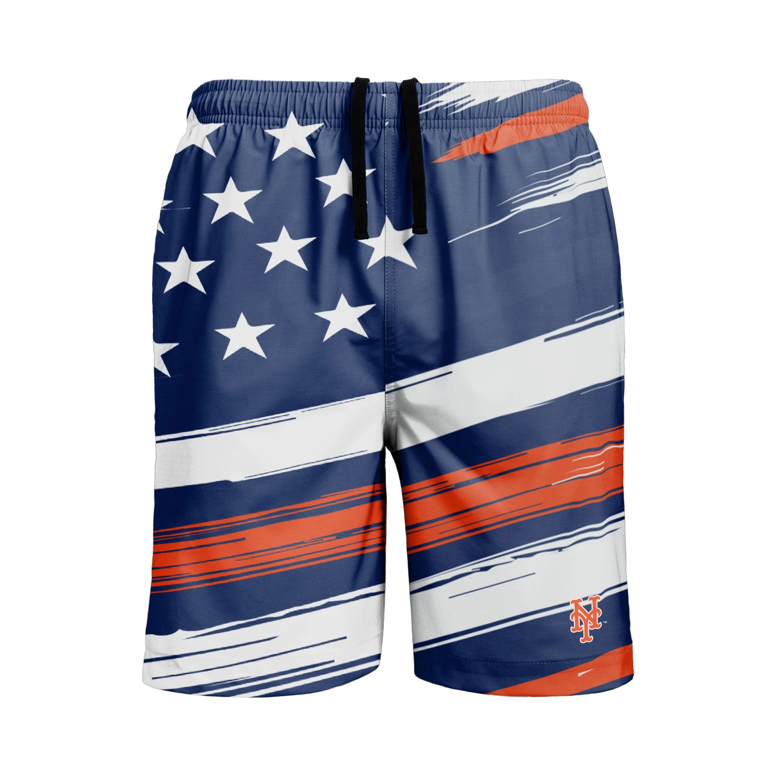 New York Mets MLB Mens Americana Swimming Trunks