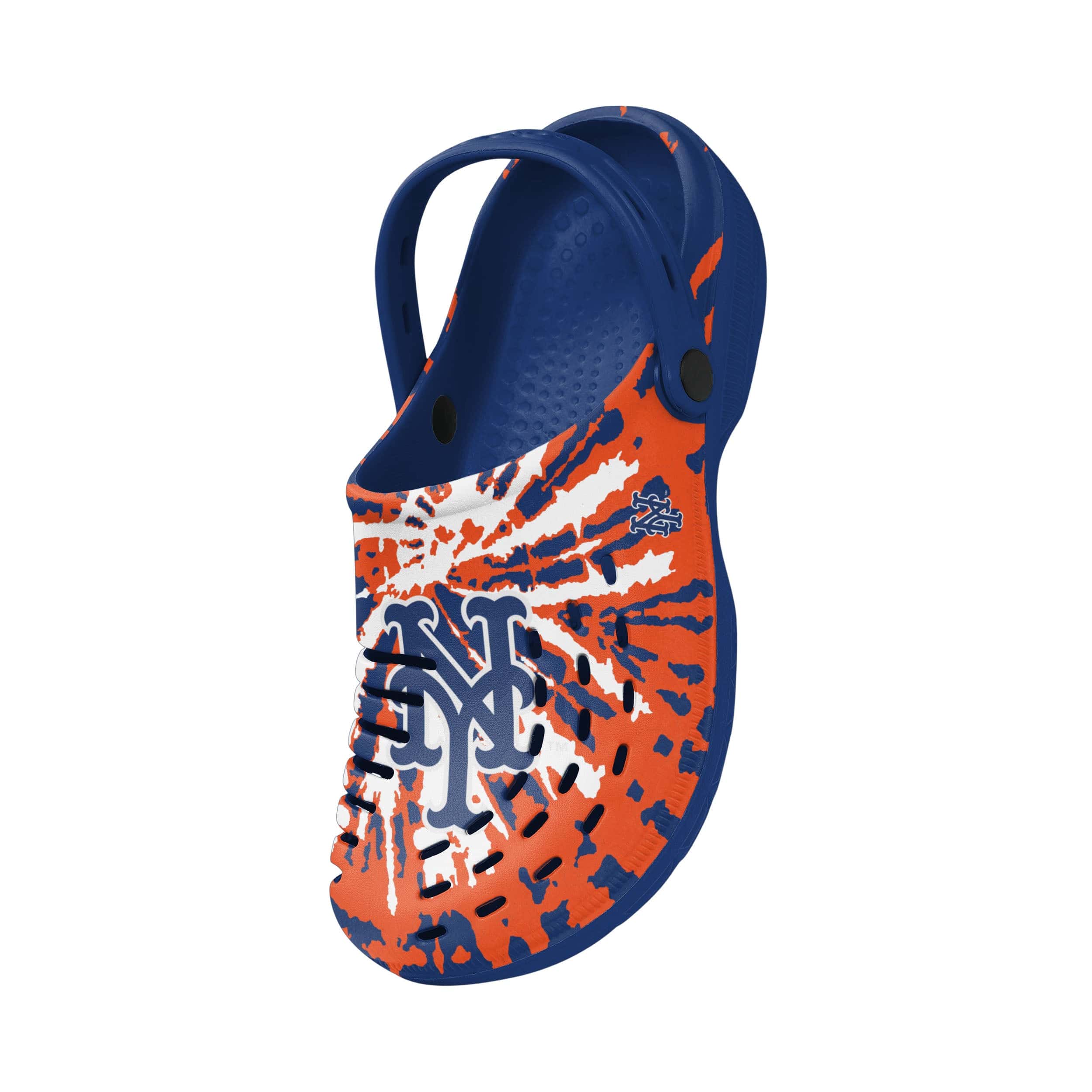 New York Mets MLB Mens Tie-Dye Clog With Strap - Image 3