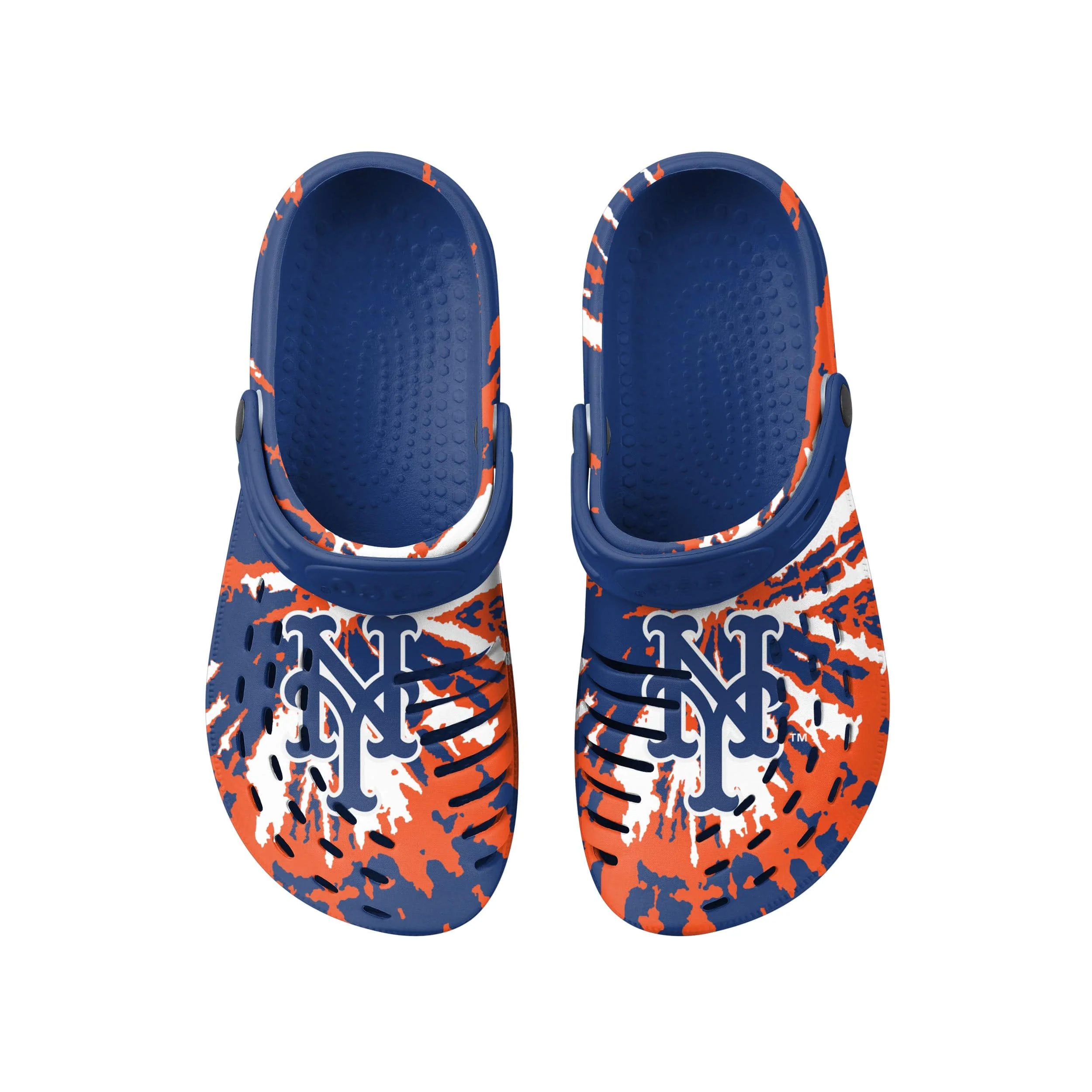 New York Mets MLB Mens Tie-Dye Clog With Strap - Image 4