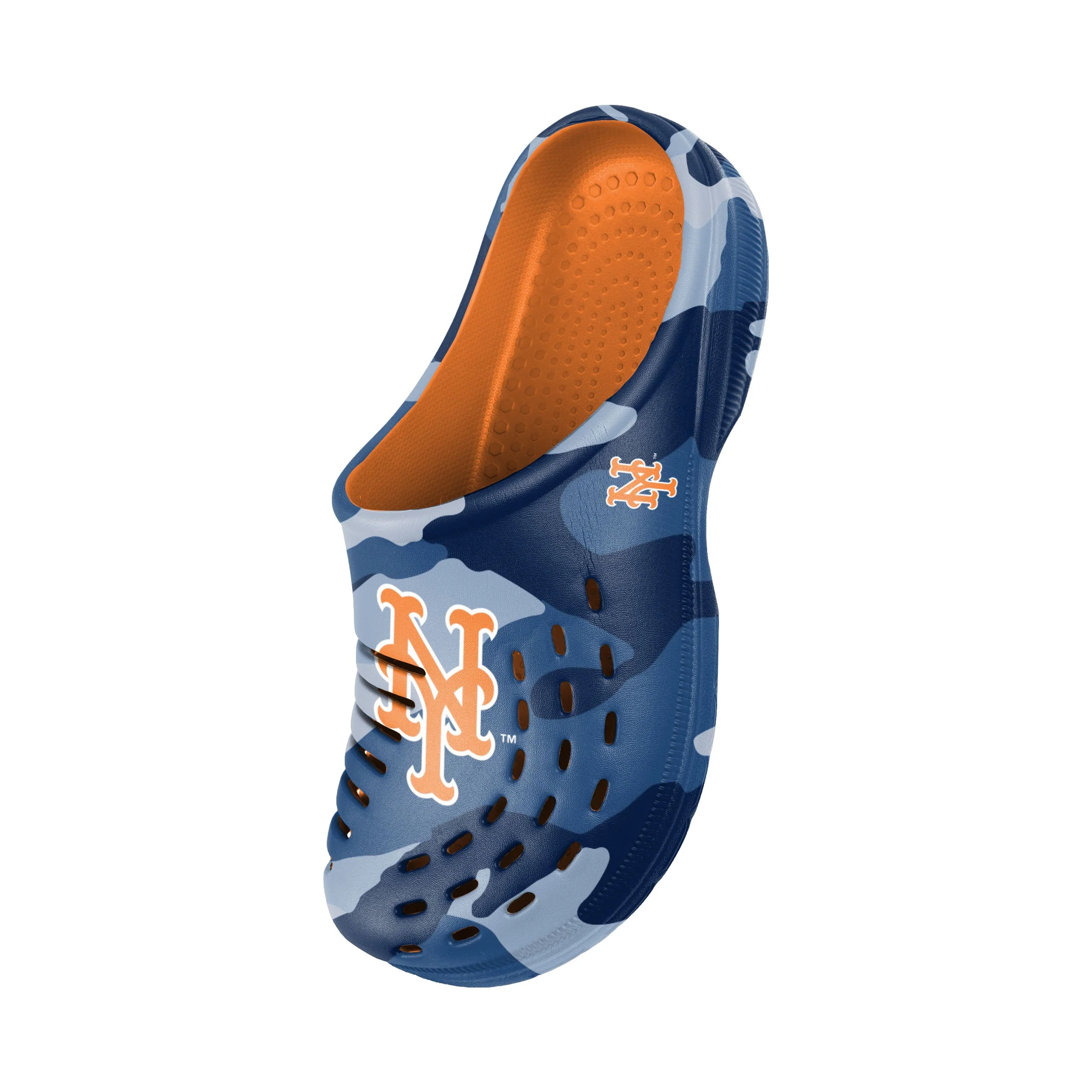 New York Mets MLB Mens Tonal Camo Clog - Image 3