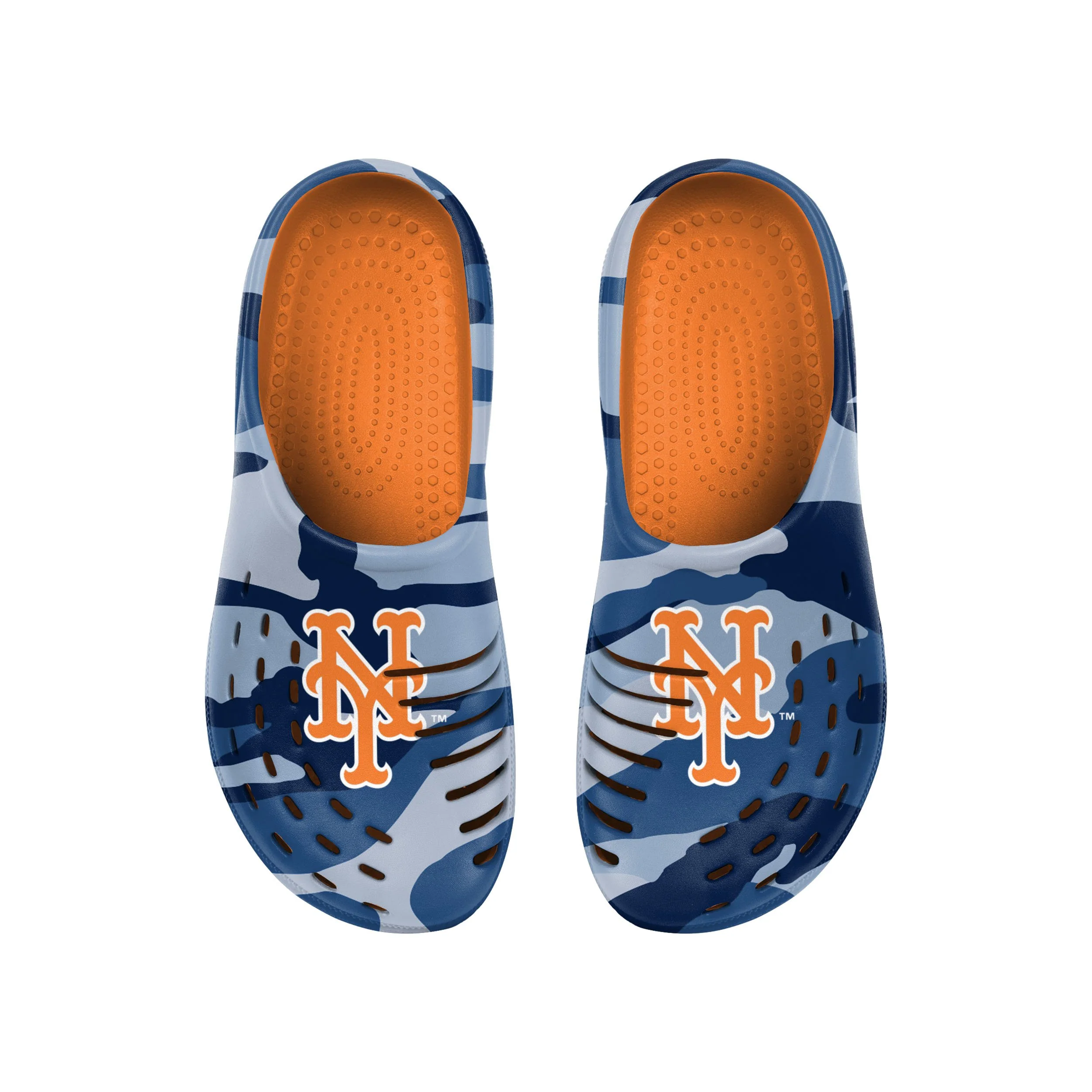 New York Mets MLB Mens Tonal Camo Clog - Image 4