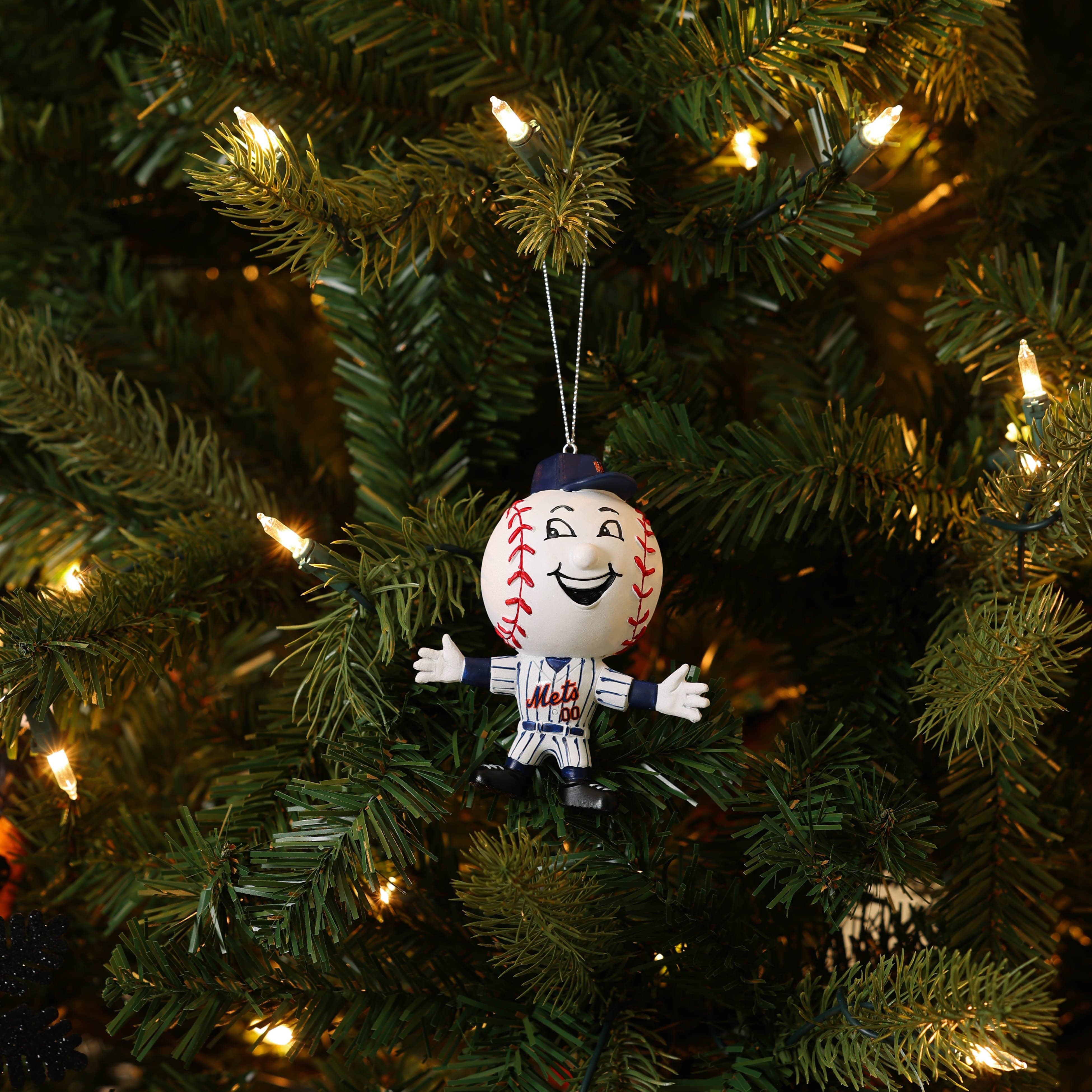 New York Mets MLB Mr. Met Mascot Ornament - Image 4