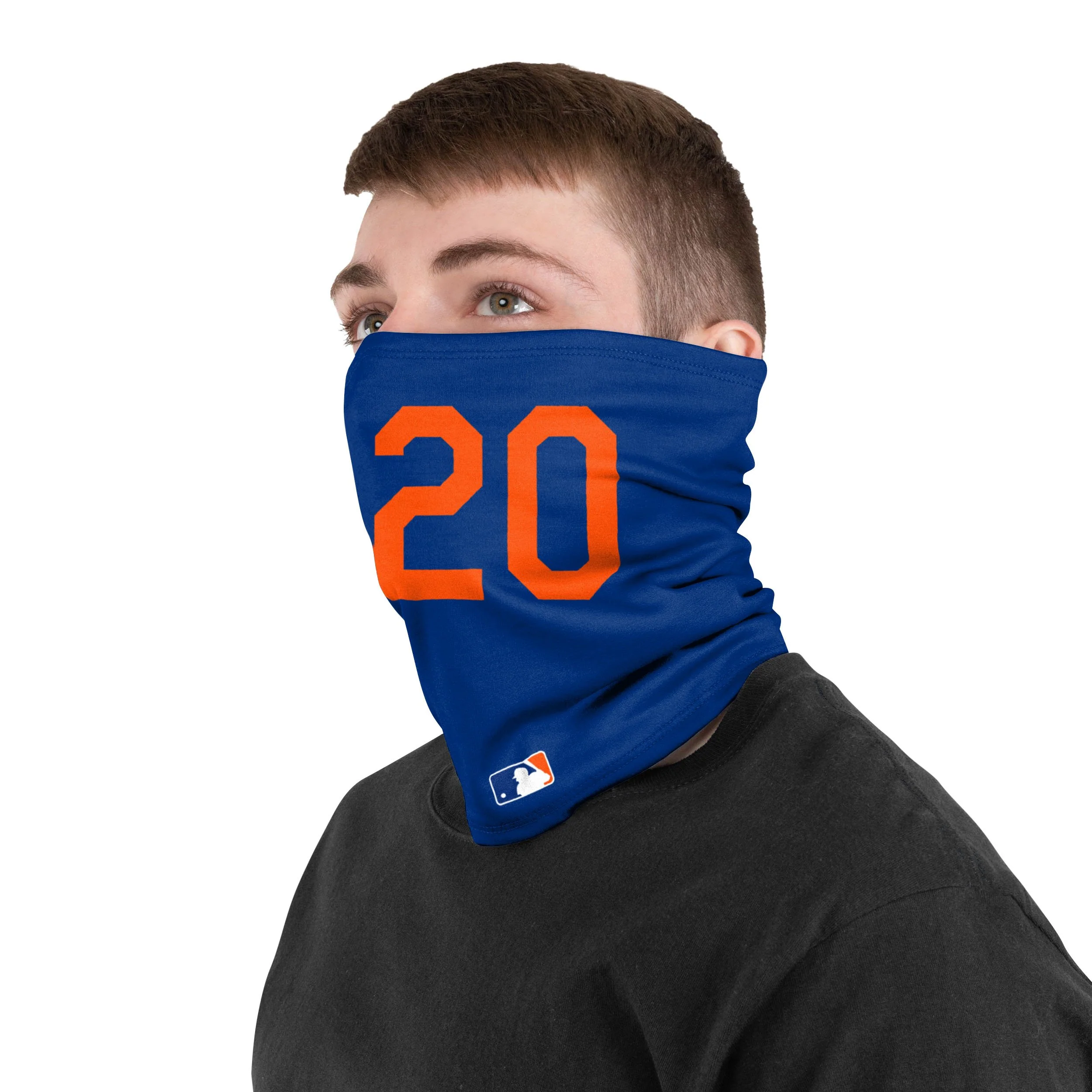 New York Mets MLB Pete Alonso On-Field Blue & Orange UV Gaiter Scarf - Image 3