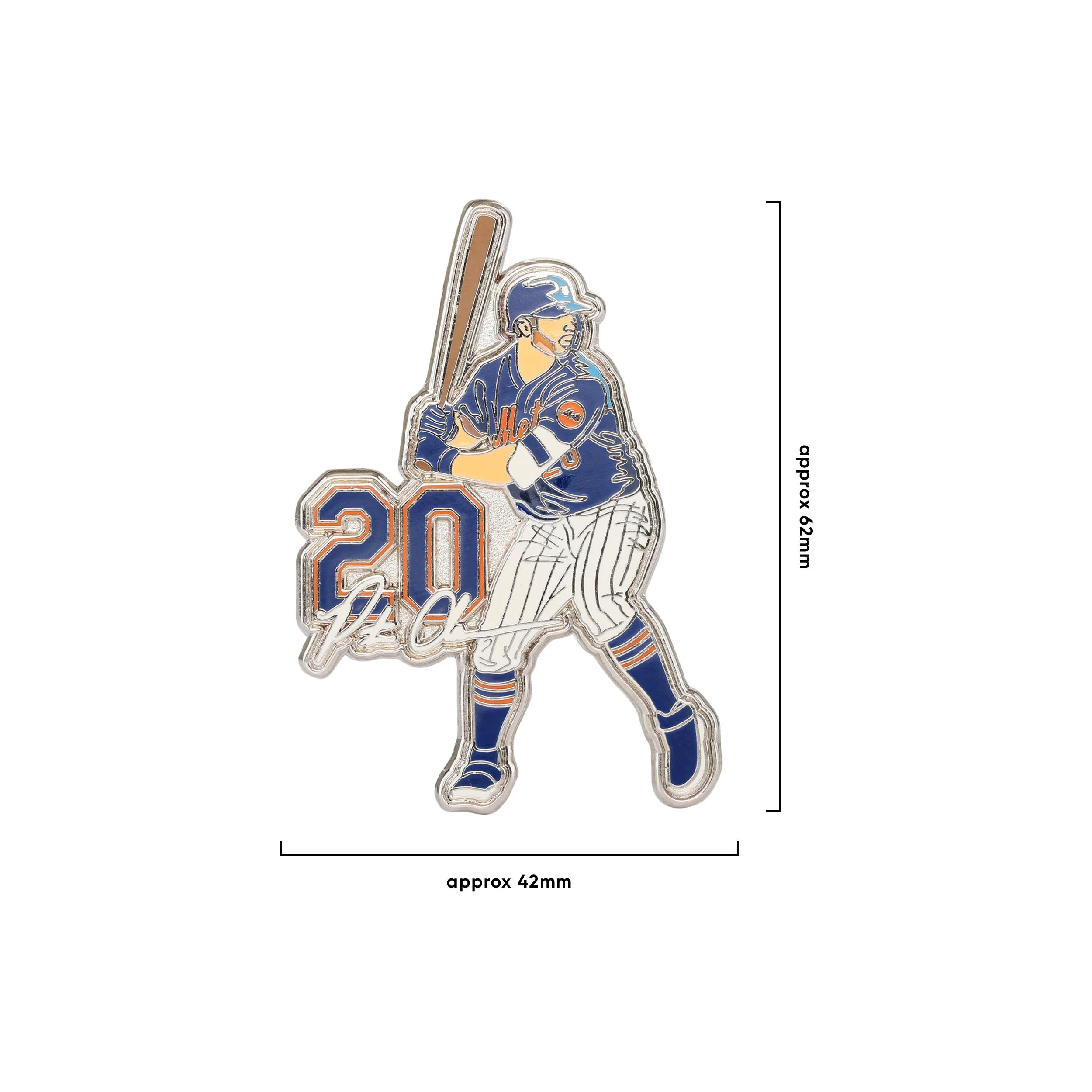 New York Mets MLB Pete Alonso Pro Pinz - Image 4
