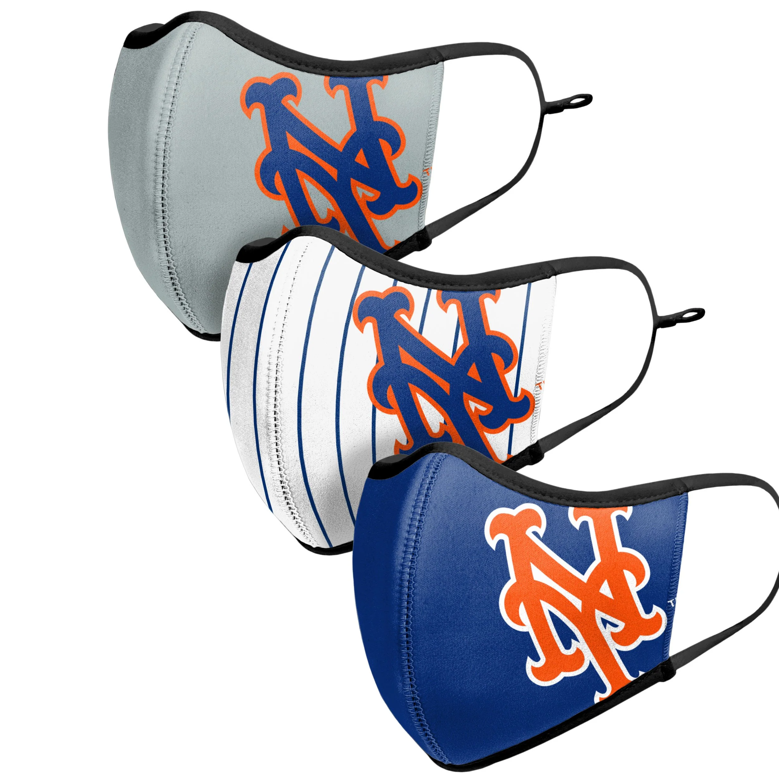 New York Mets MLB Sport 3 Pack Face Cover - Image 4