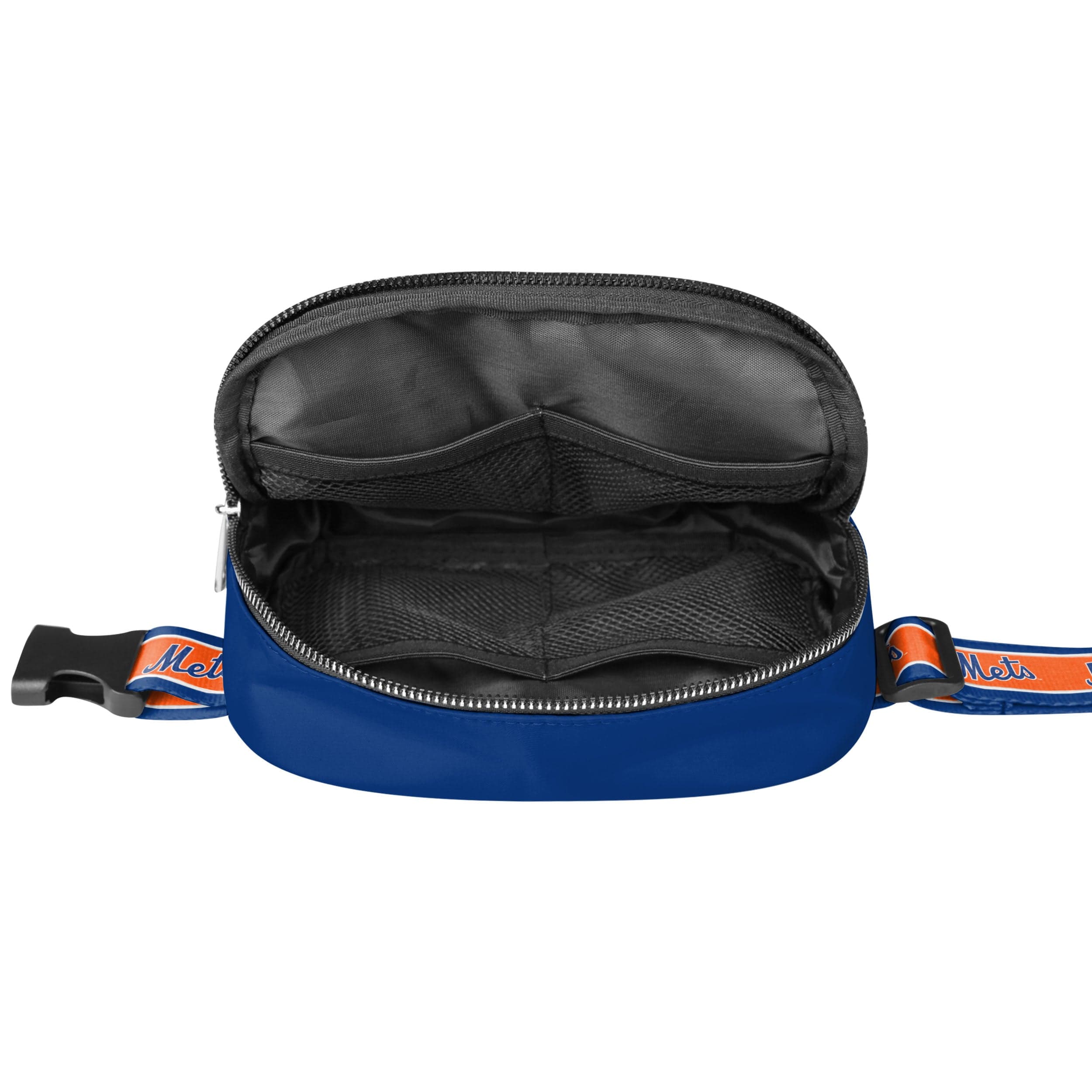 New York Mets MLB Team Wordmark Crossbody Belt Bag - Image 5