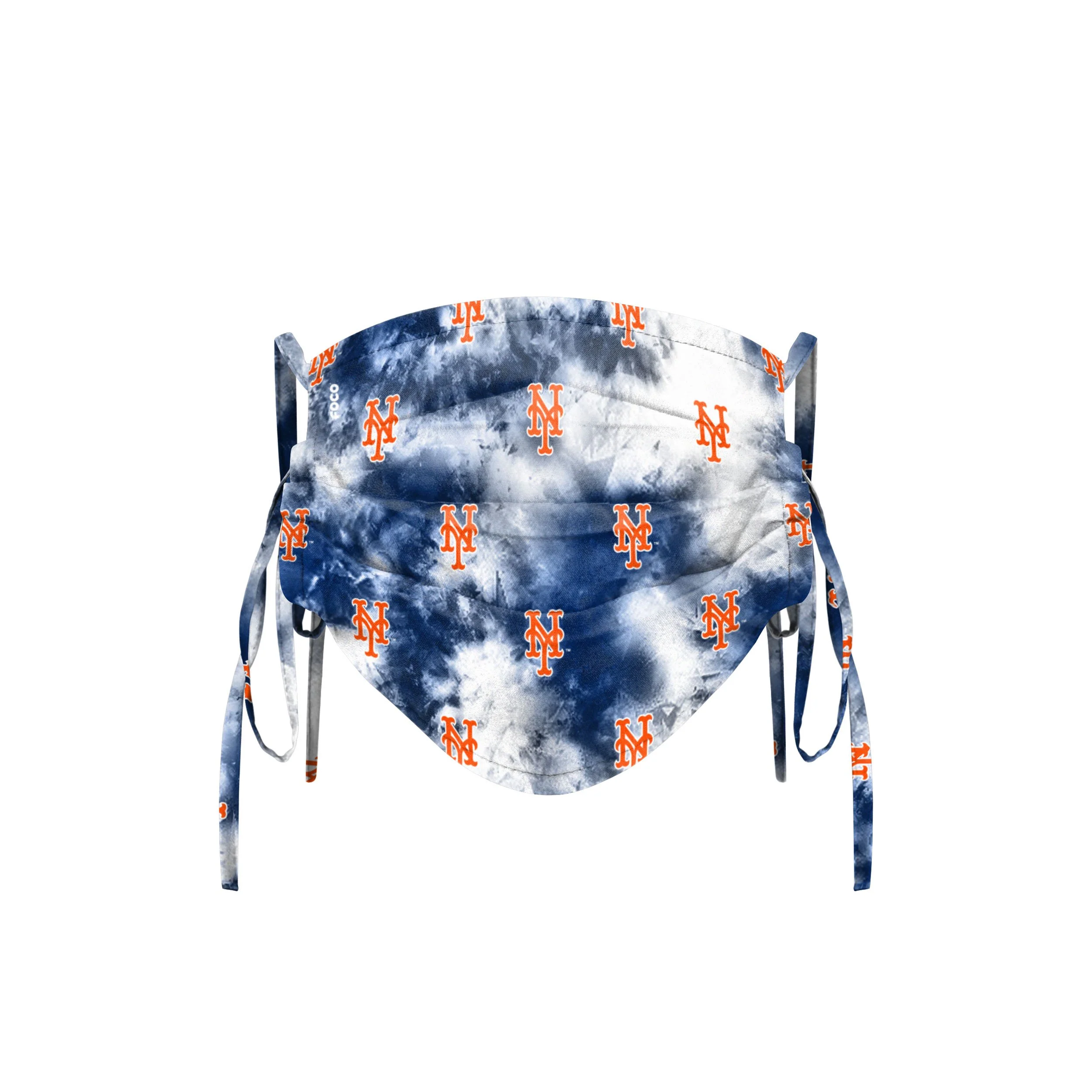 New York Mets MLB Tie-Dye Tie-Back Face Cover - Image 2
