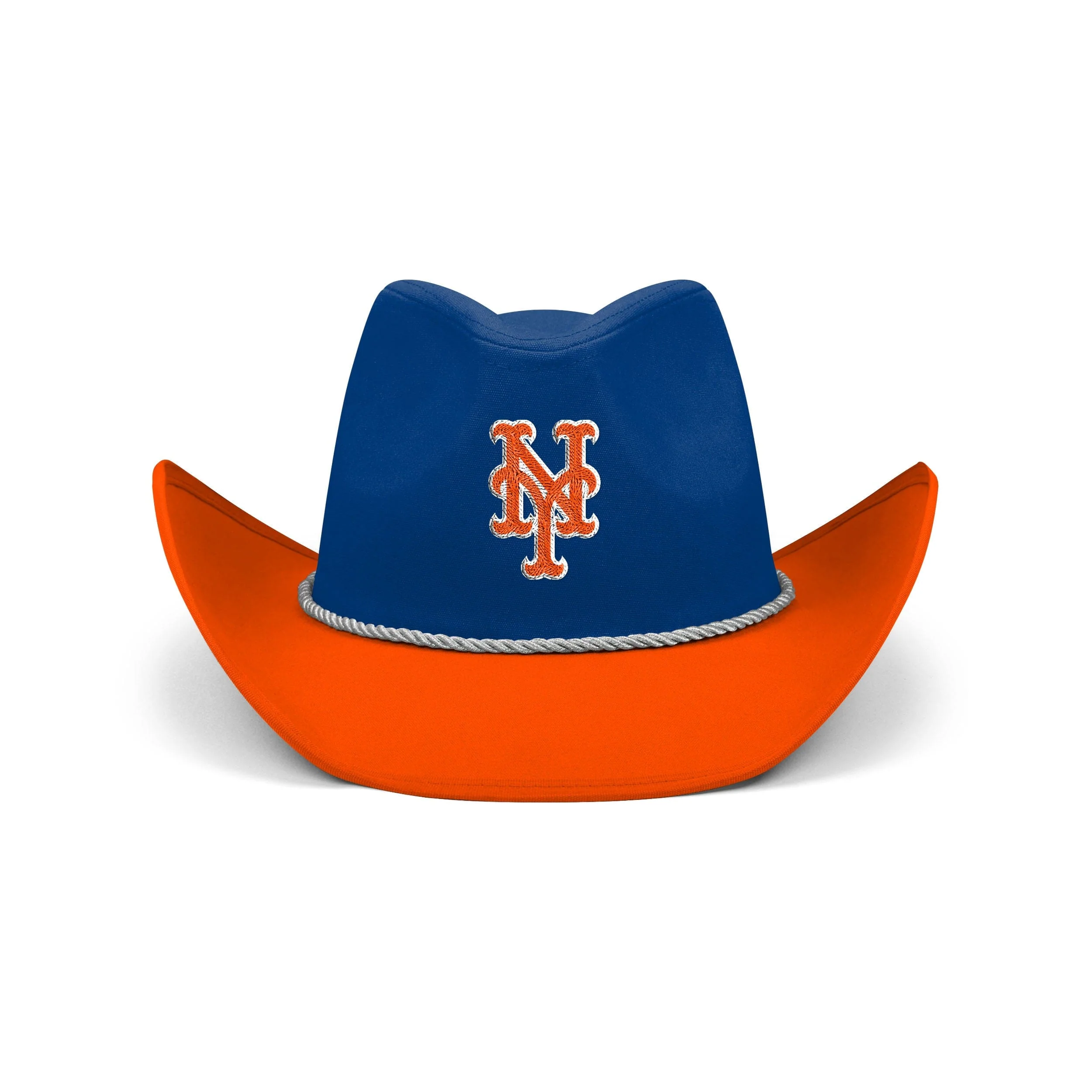 New York Mets MLB Two Tone Cowboy Hat - Image 3