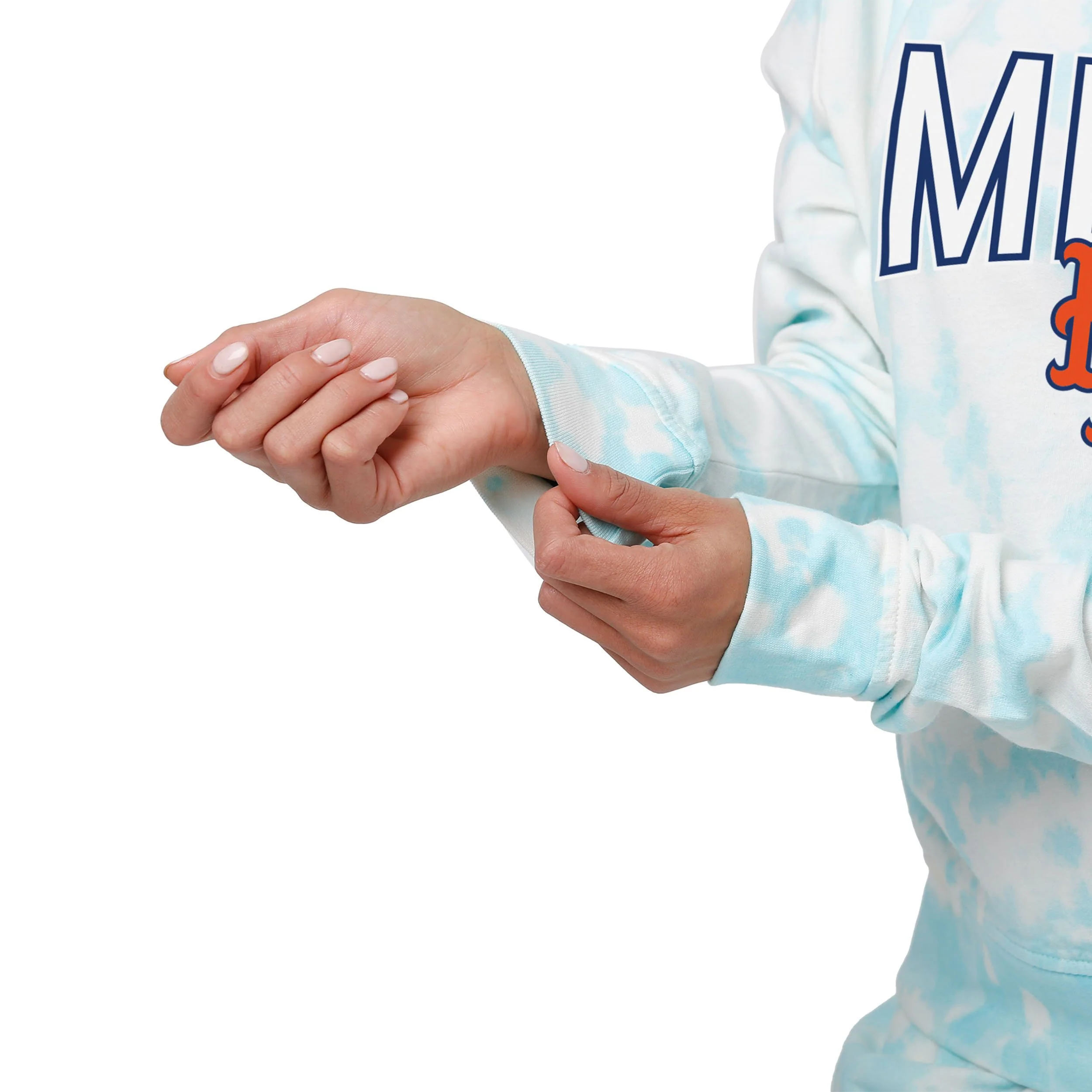 New York Mets MLB Womens Cloud Coverage Sweater - Image 3