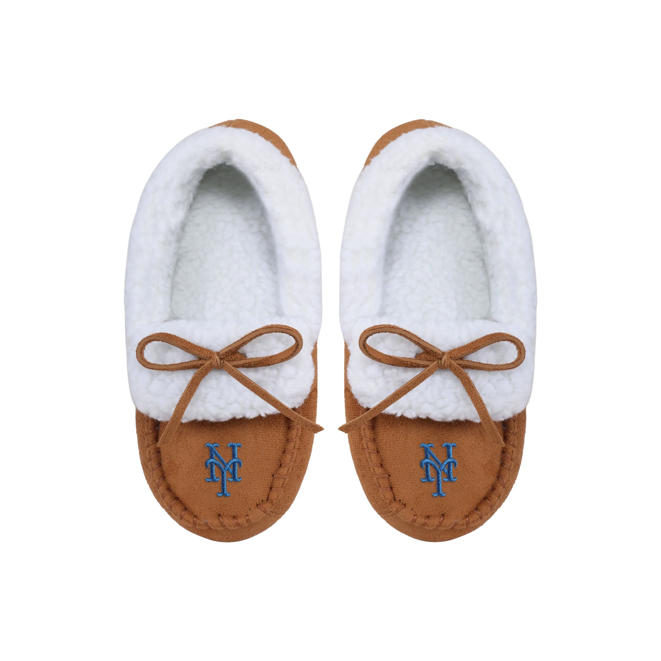 New York Mets MLB Youth Moccasin Slippers - Image 4