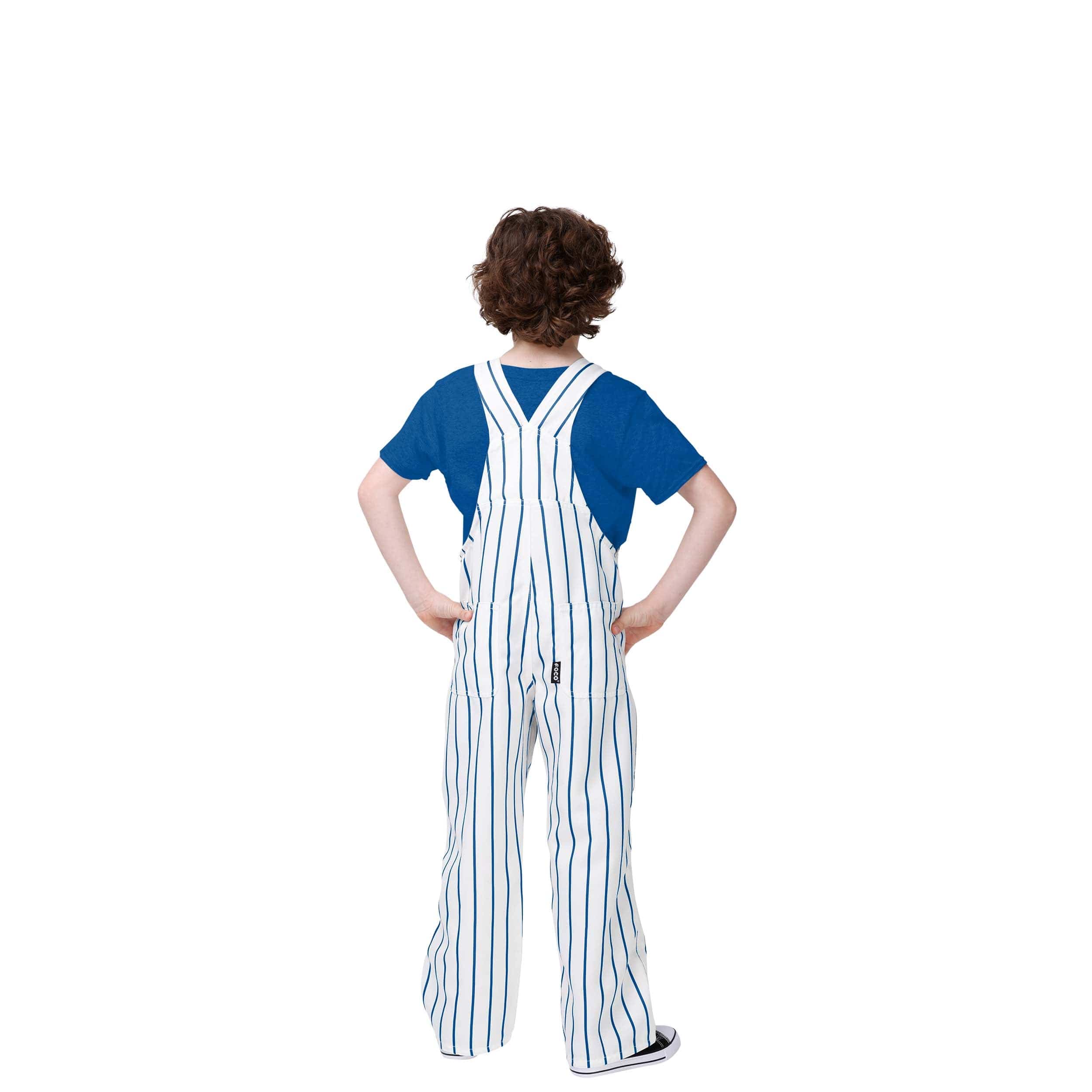 New York Mets MLB Youth Pinstripe Bib Overalls - Image 2
