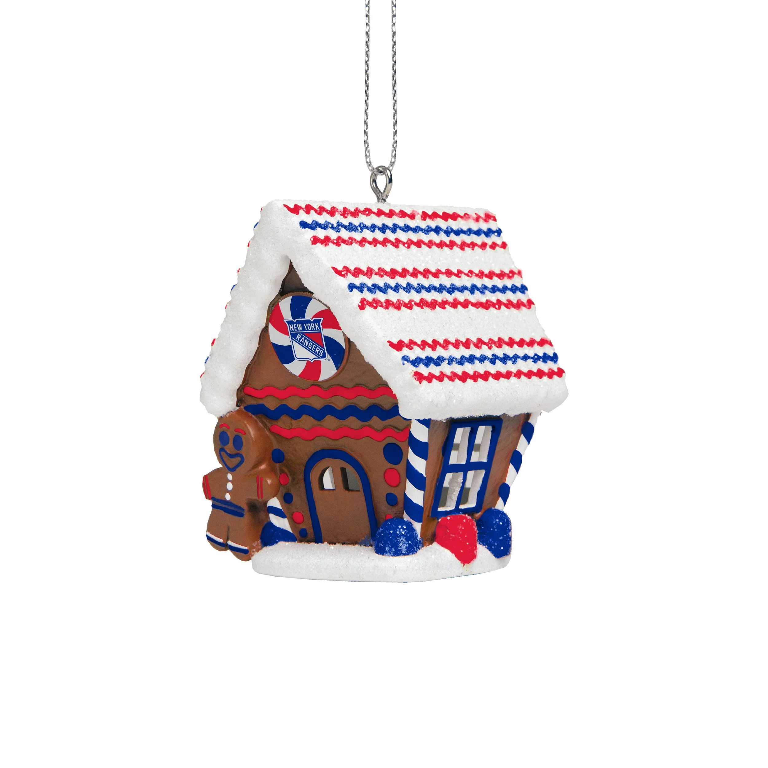 New York Rangers NHL Gingerbread House Ornament