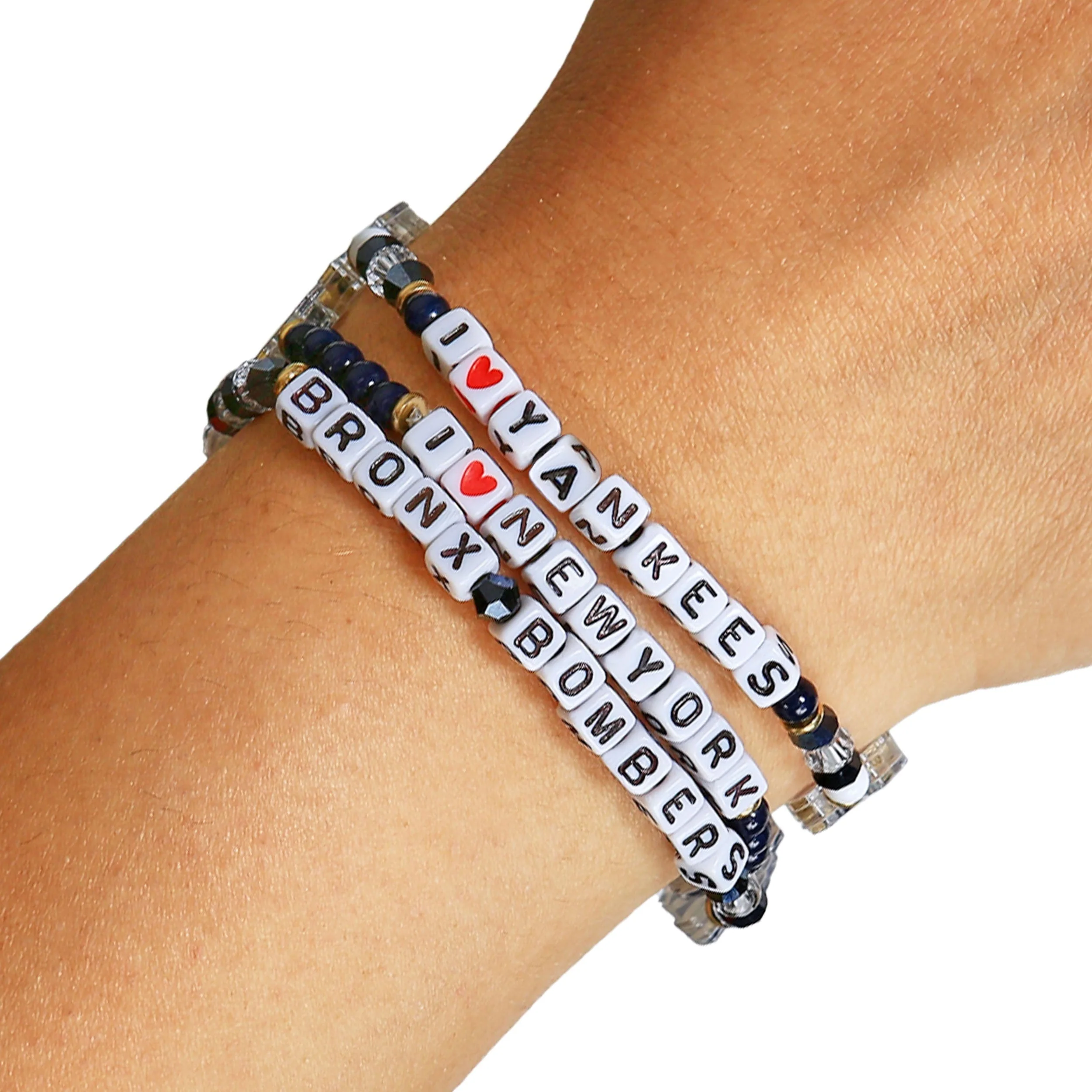 New York Yankees MLB 3 Pack Friendship Bracelet - Image 4